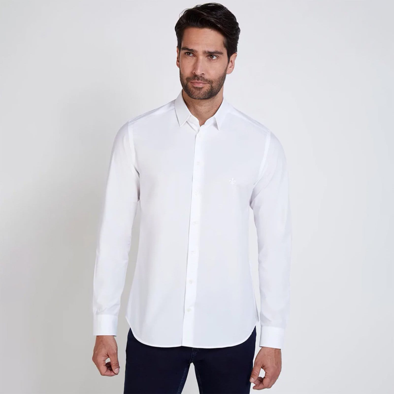 Camisa Dudalina Milano Tricoline Lisa In25 Masculino