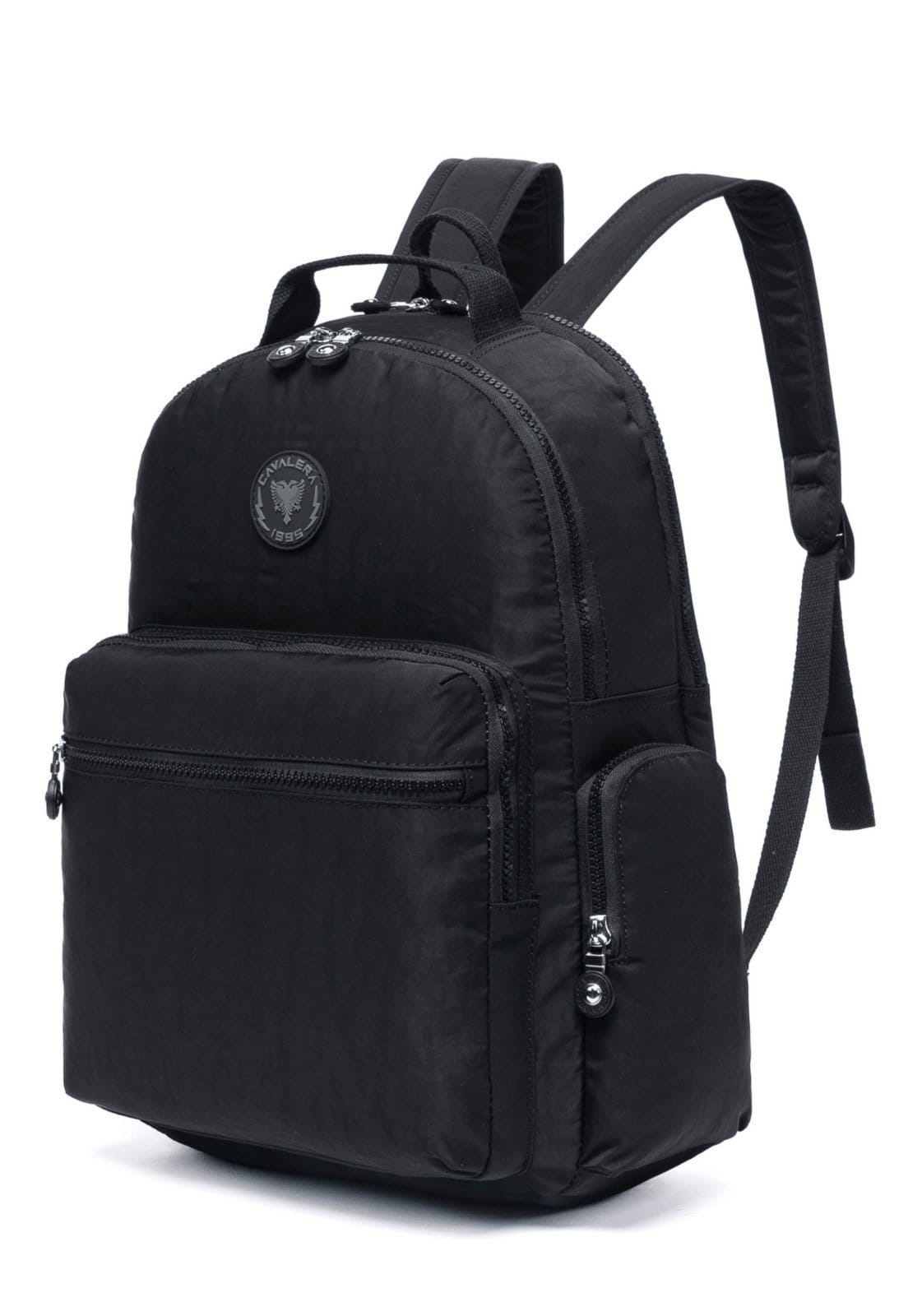 Vista 2 Mochila Feminina Cavalera Escolar Resistente Cavalera preto