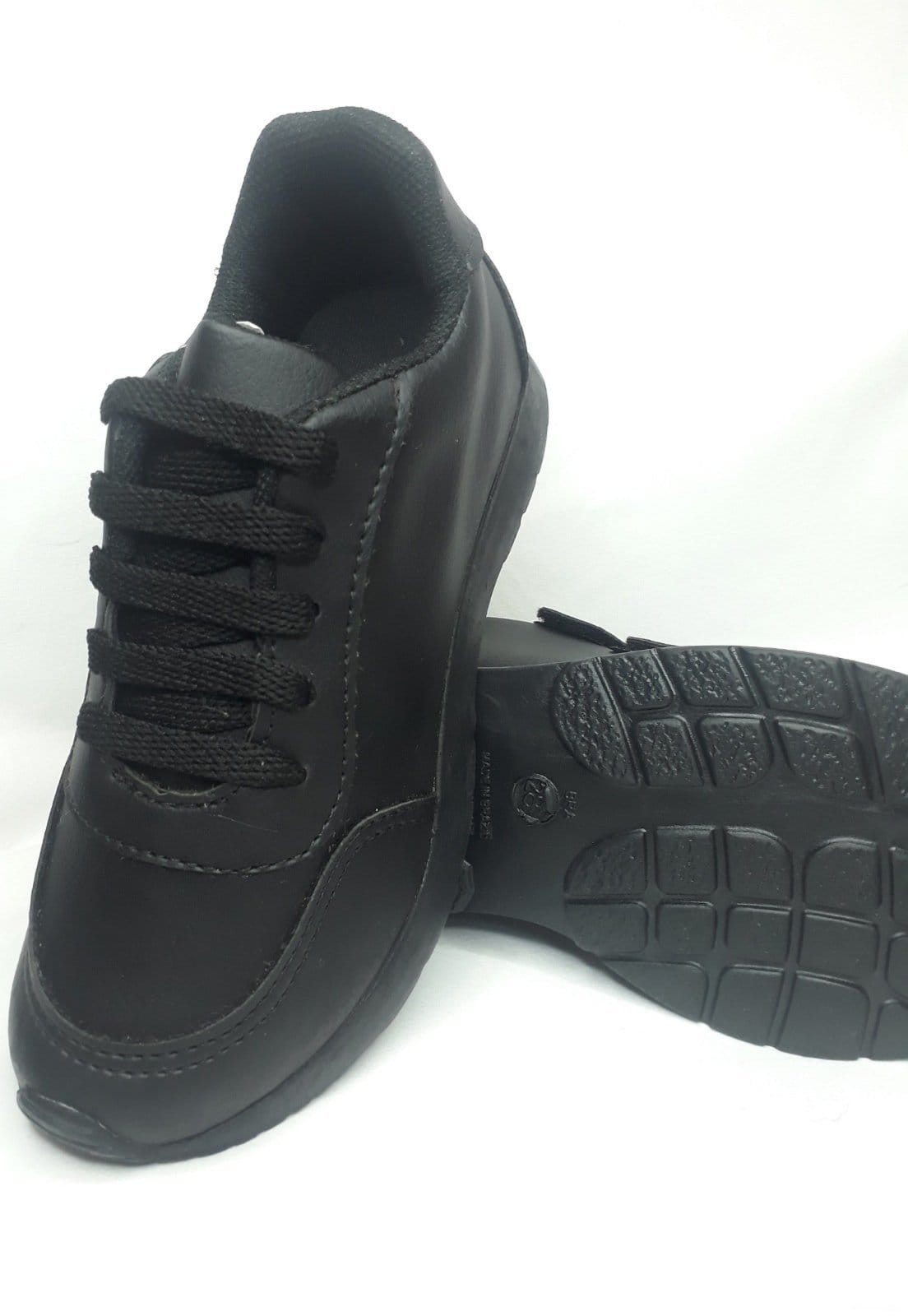 Vista 2 Infantil - tênis solzim colegial Solzim preto