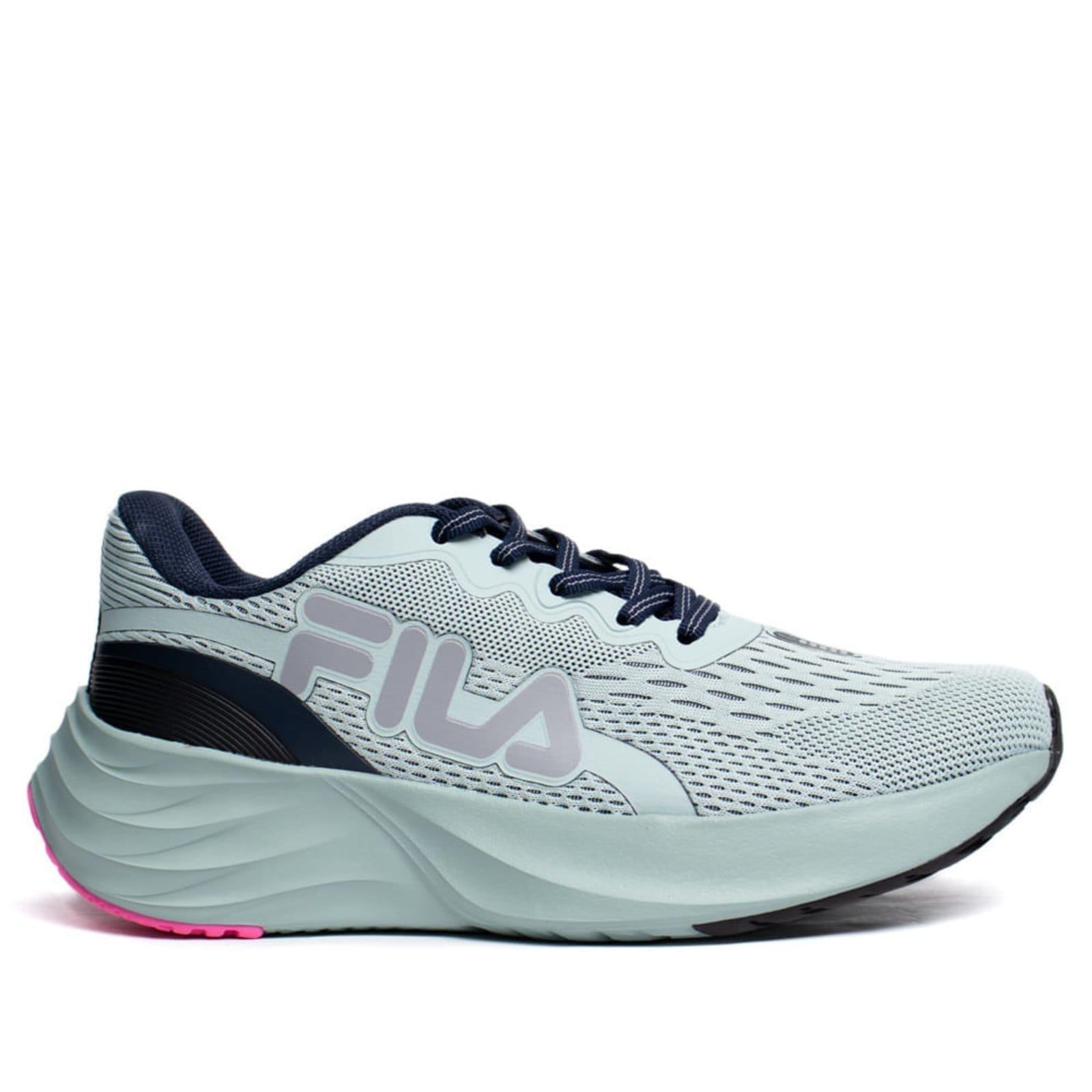 Vista principal Tênis Feminino Fila Comet 2 Conforto Marinho Fila verde