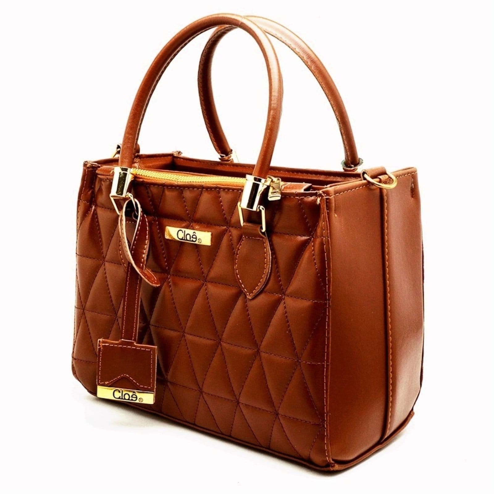 Bolsa Feminina Média Lorena Tote Baú Clube do Sapato de Franca Cloê 03 Matelassê