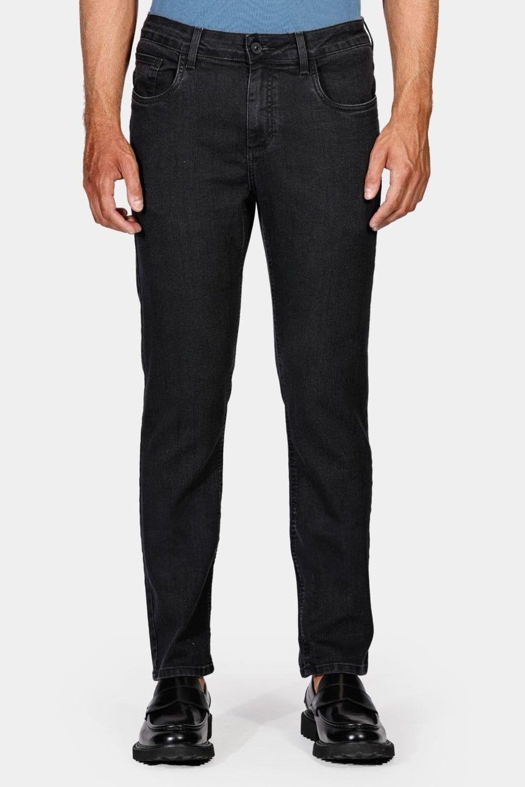 Calça Aramis Jeans Slim Básica Black Out