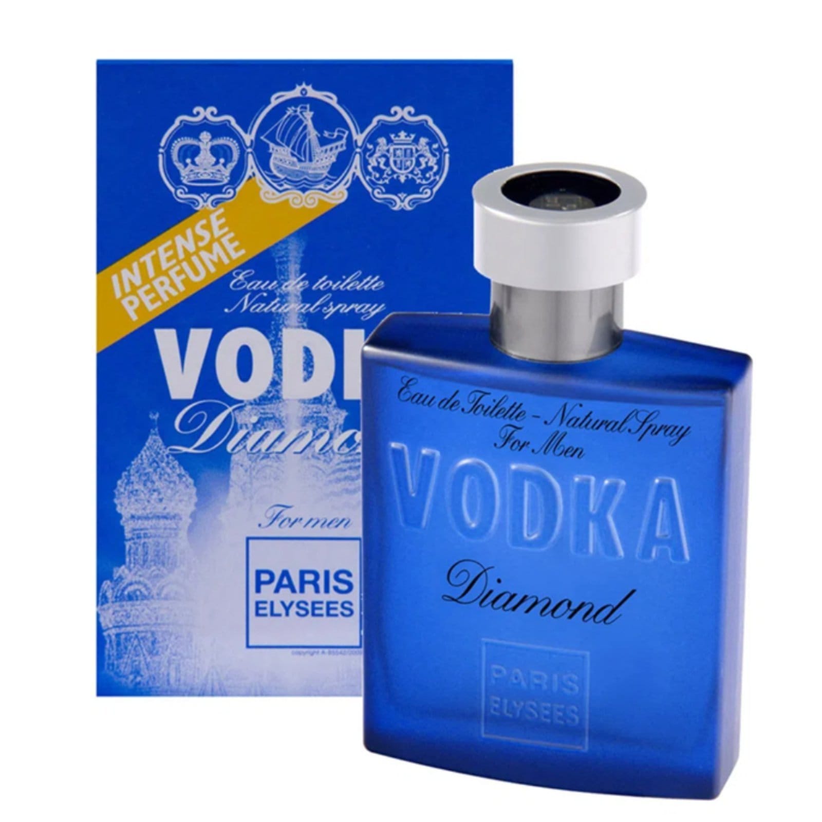 Vista 2 Vodka Diamond Masculino Eau de Toilette Paris Elysees incolor