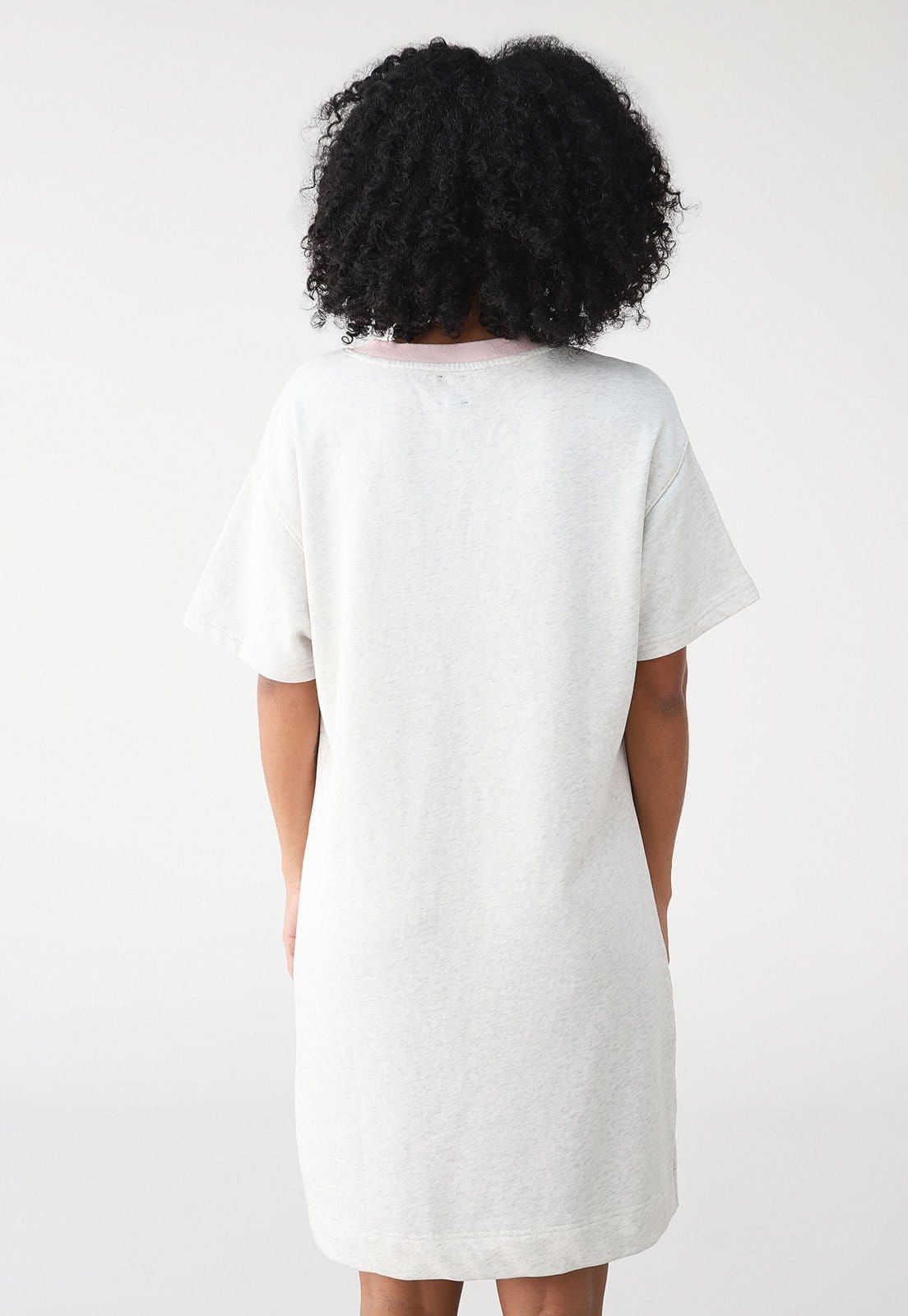 Vista 2 Vestido GAP Curto Logo Bordado Off-White GAP off-white white