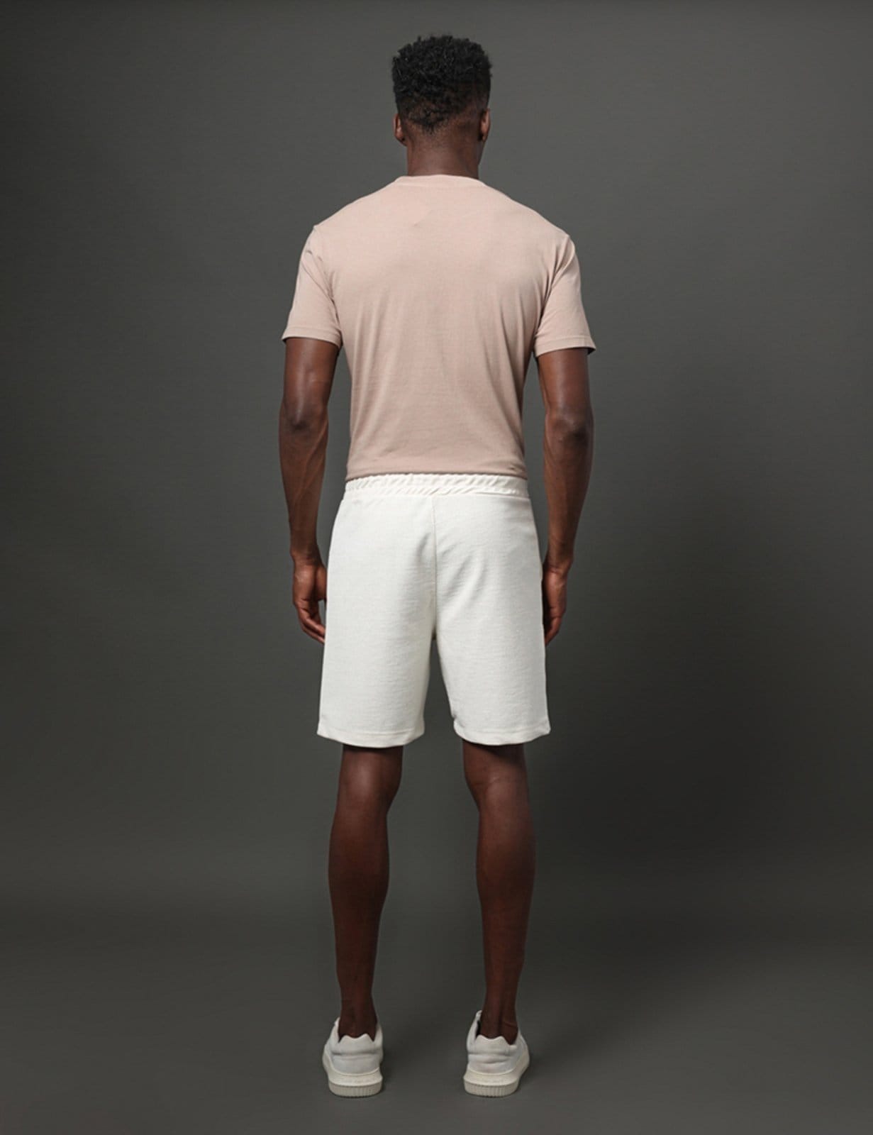 Vista 2 Bermuda Masculina Cargo Linho Calvin Klein Jeans - Off White Calvin Klein Jeans off-white white