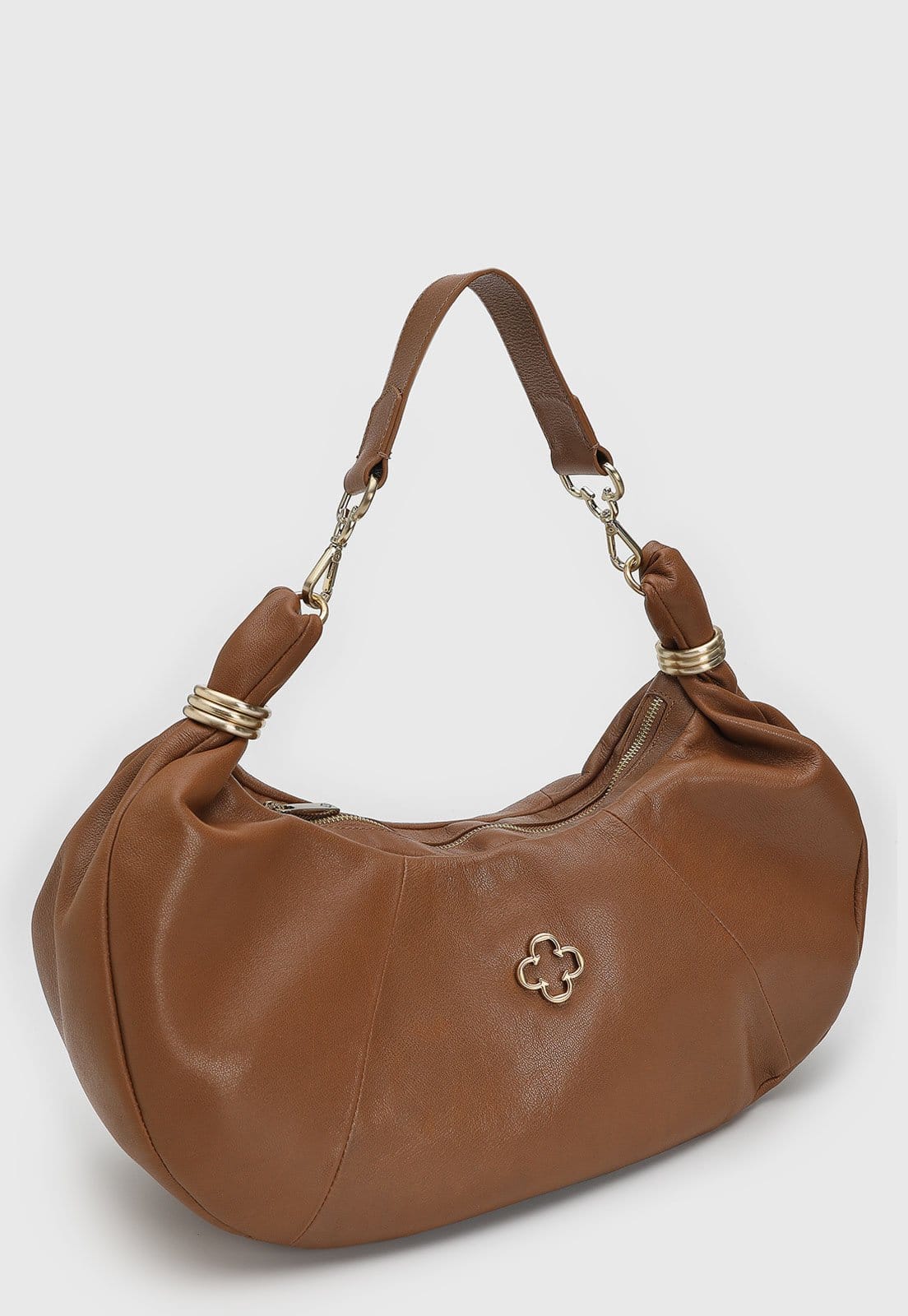 Vista 2 Bolsa Feminina Capodarte Grande Mogno Capodarte marrom