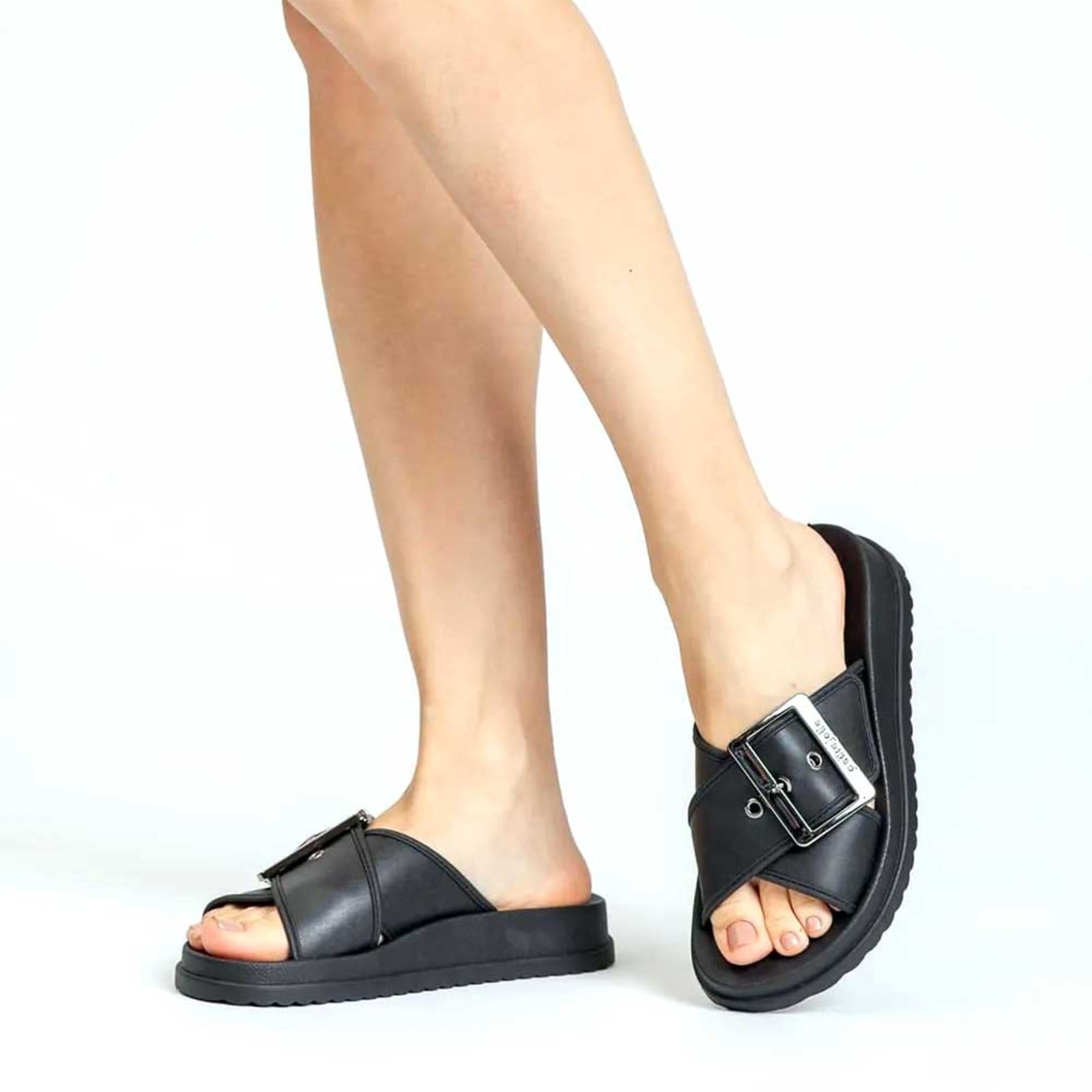 Vista 2 Chinelo Feminino Feat Petite Jolie PJ7482 Petite Jolie preto