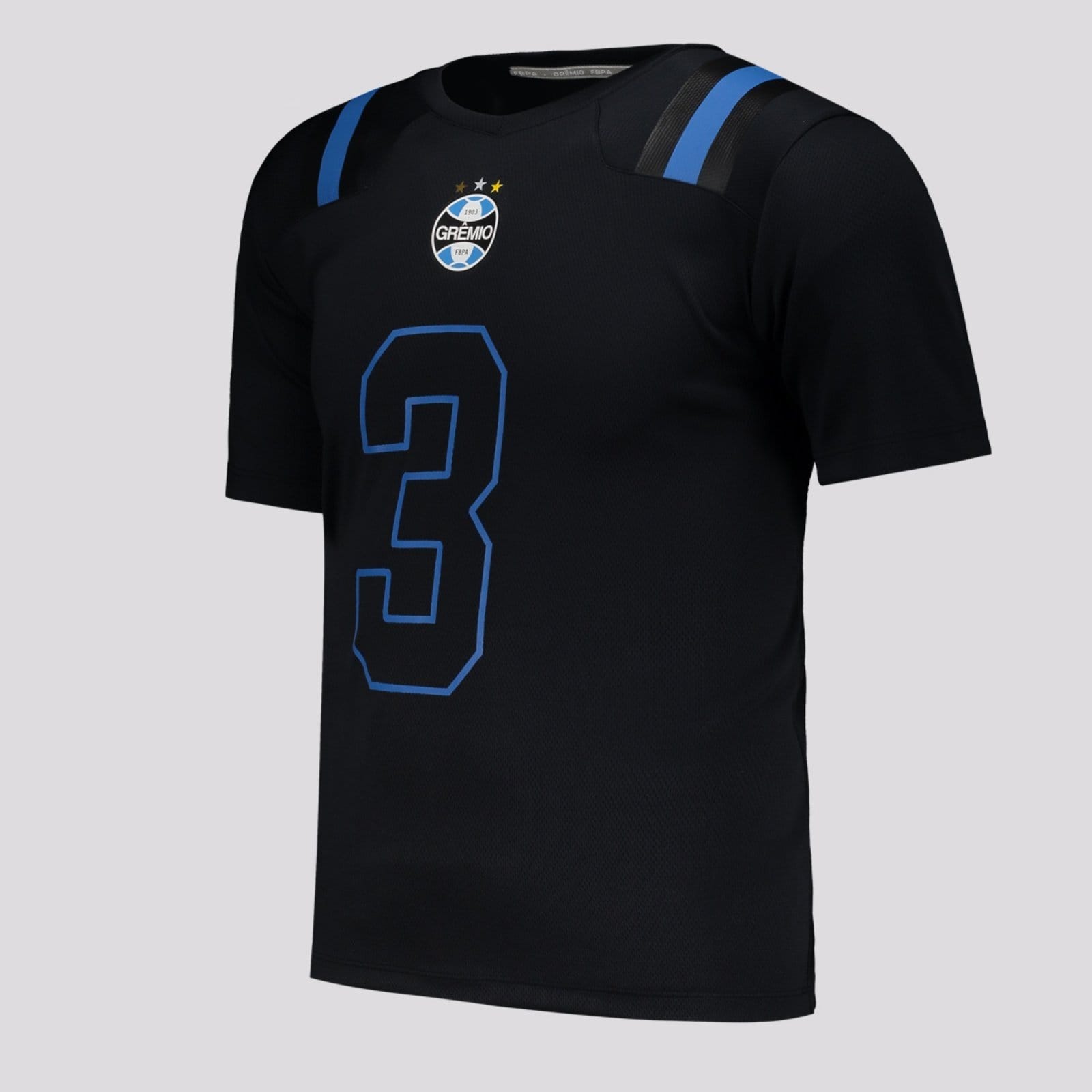 Vista 2 Camisa Grêmio American Football II Preta Betel preto