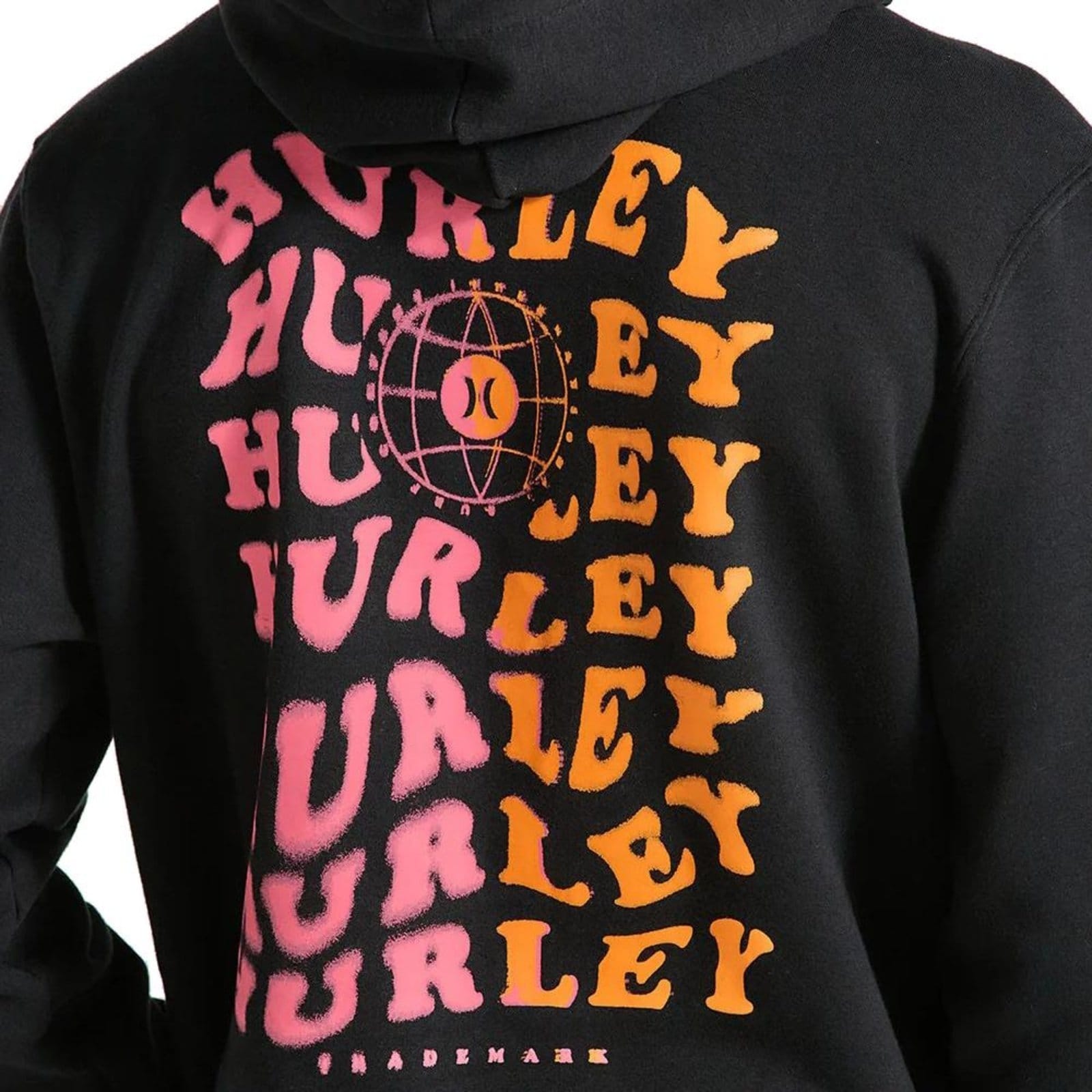 Vista 2 Moletom Hurley Canguru Level WT25 Masculino hurley preto