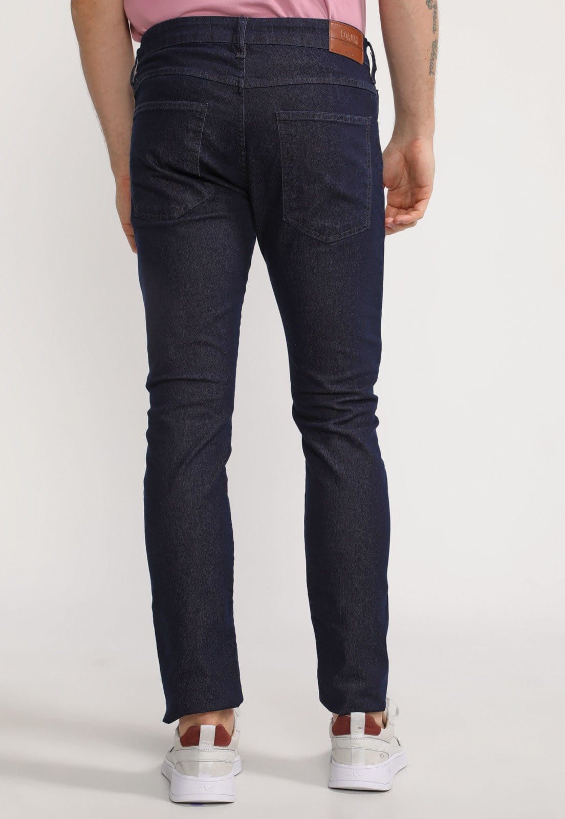 Vista 2 Calça Jeans Forum Skinny Bolsos Azul-Marinho Forum azul marinho