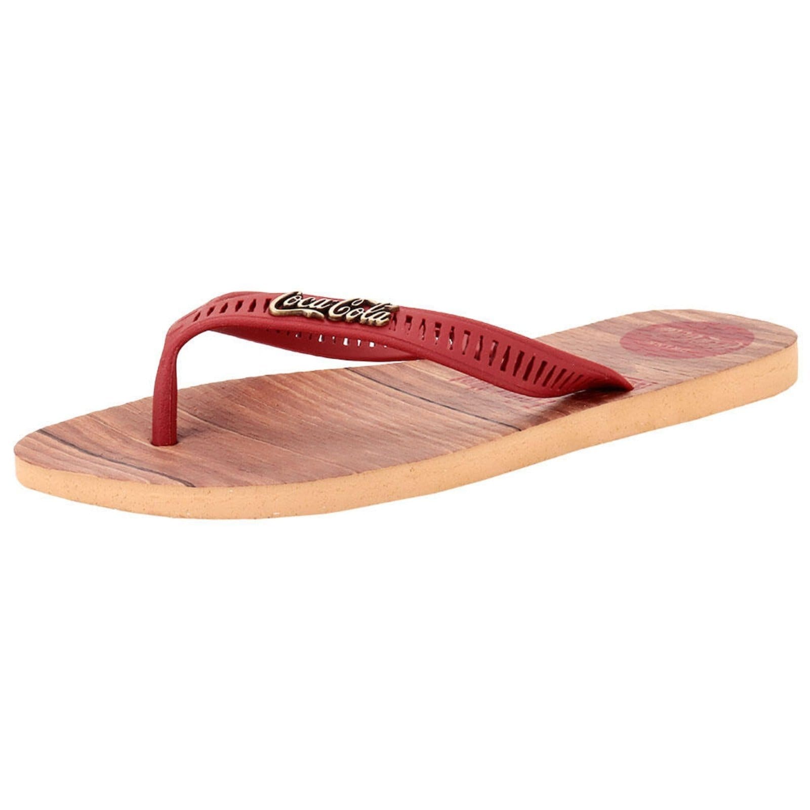 Vista 2 Chinelo Masculino Crisp Taste Coca-Cola Cc3938 5373938 Coca-Cola bege