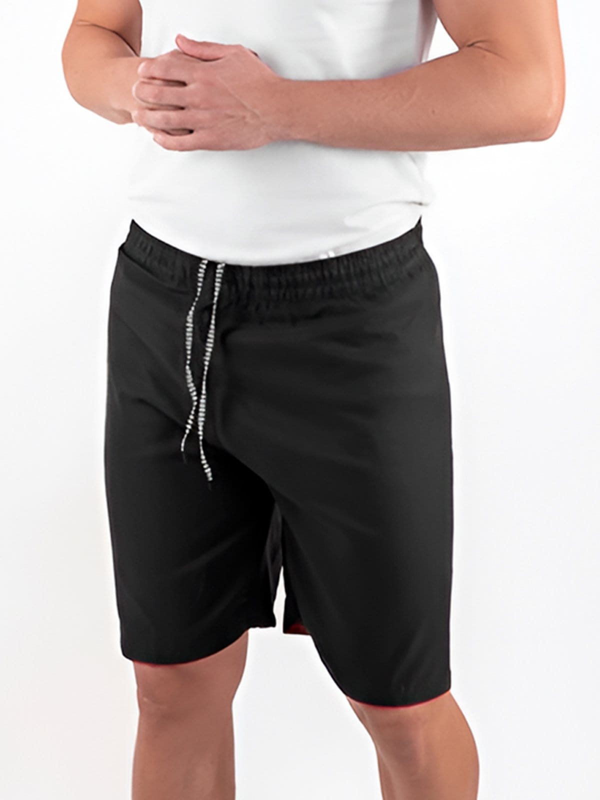 Bermuda Masculina Frent`s Detalhe Na Barra Short Treino Casual Esporte