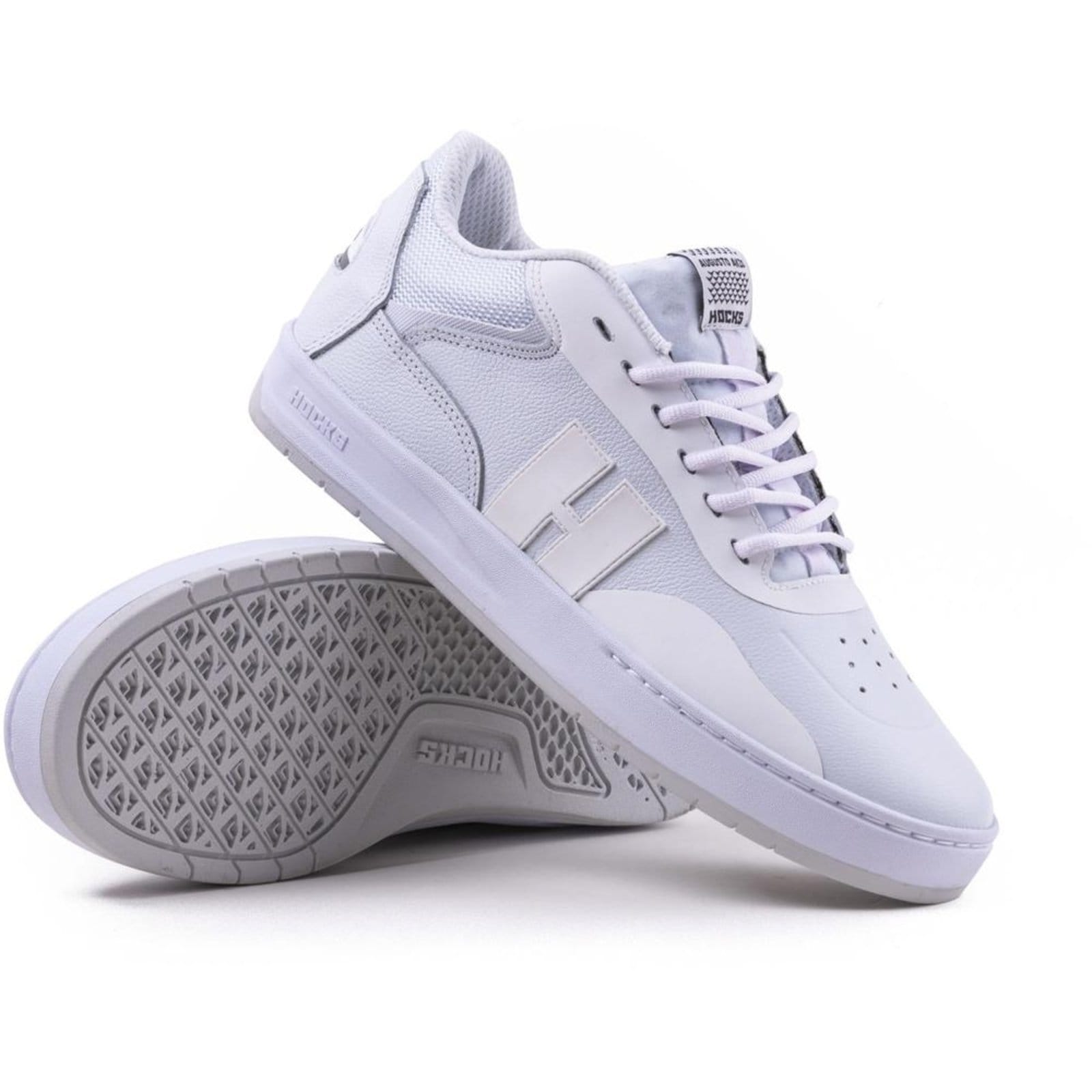 Vista principal Tênis Hocks Oriente Masculino Brilhante Hocks branco