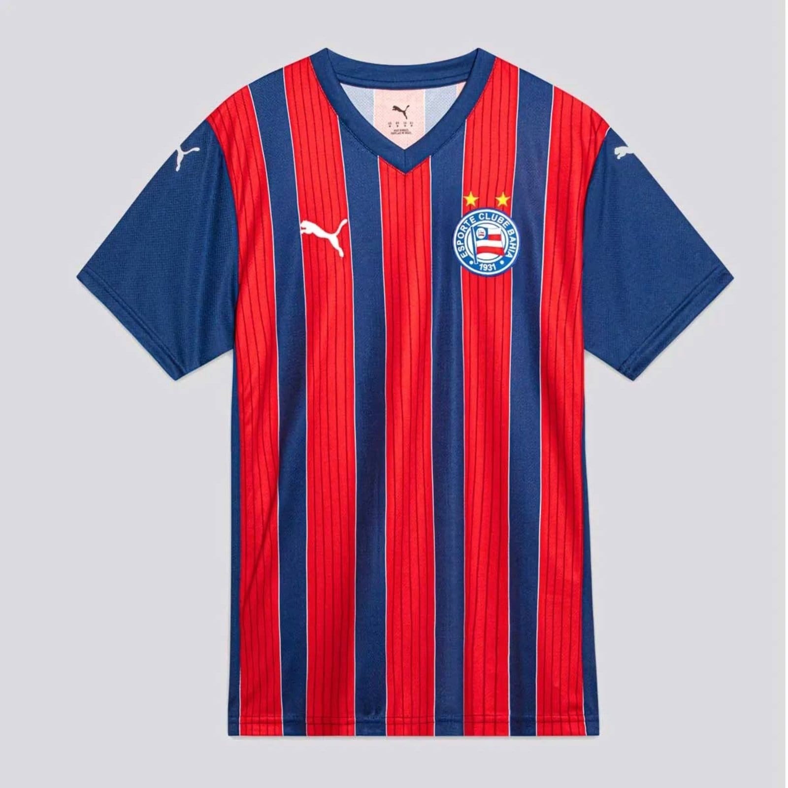 Vista 2 Camisa Puma Bahia II 2025 8 Cauly Puma azul marinho