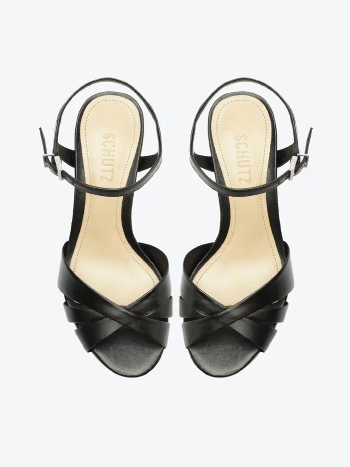 Vista 2 Sandália Schutz Plataforma Keefa Schutz preto