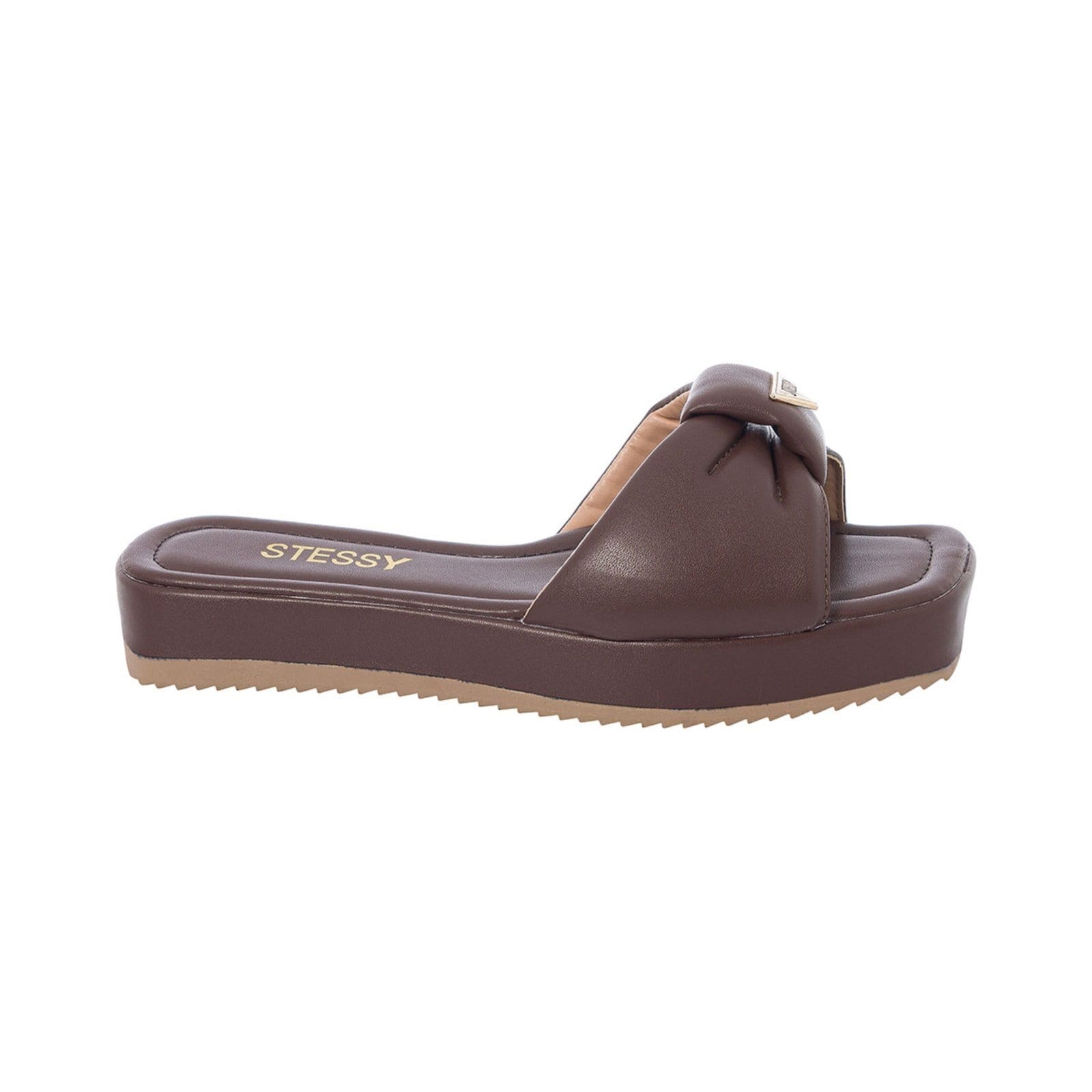 Sandália Tamanco Feminino Stessy Flatform Confortável Chinelo Juta