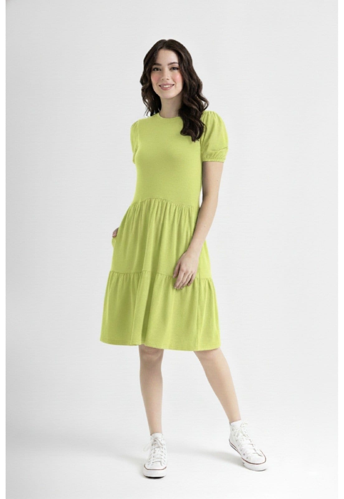 Vestido Básico em Meia Malha Just Basic