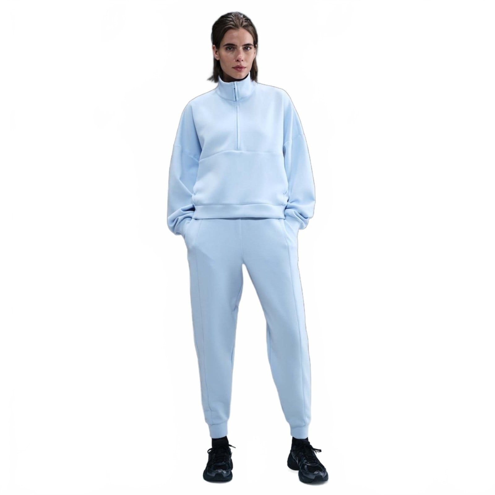 Vista principal Calça Nike Dri-FIT Jogger Soft 24.7 Feminina Nike azul