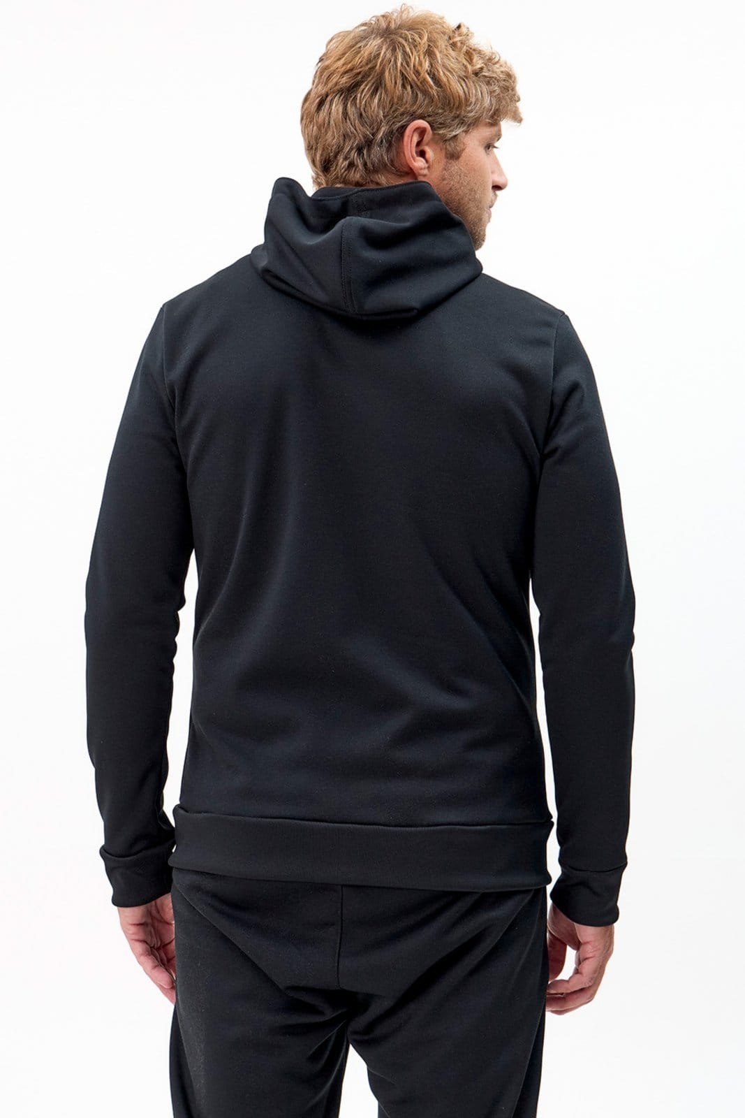 Vista 2 Jaqueta Masculina de Helanca Vida Marinha preto