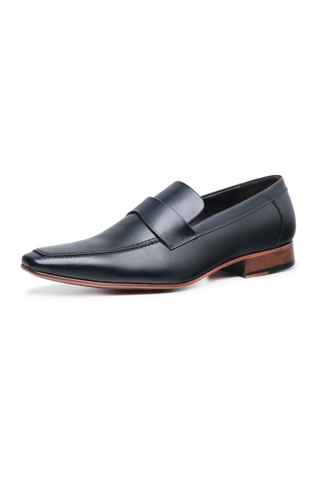 Sapato Loafer Penny Masculino Malbork Em Couro Liso 1312