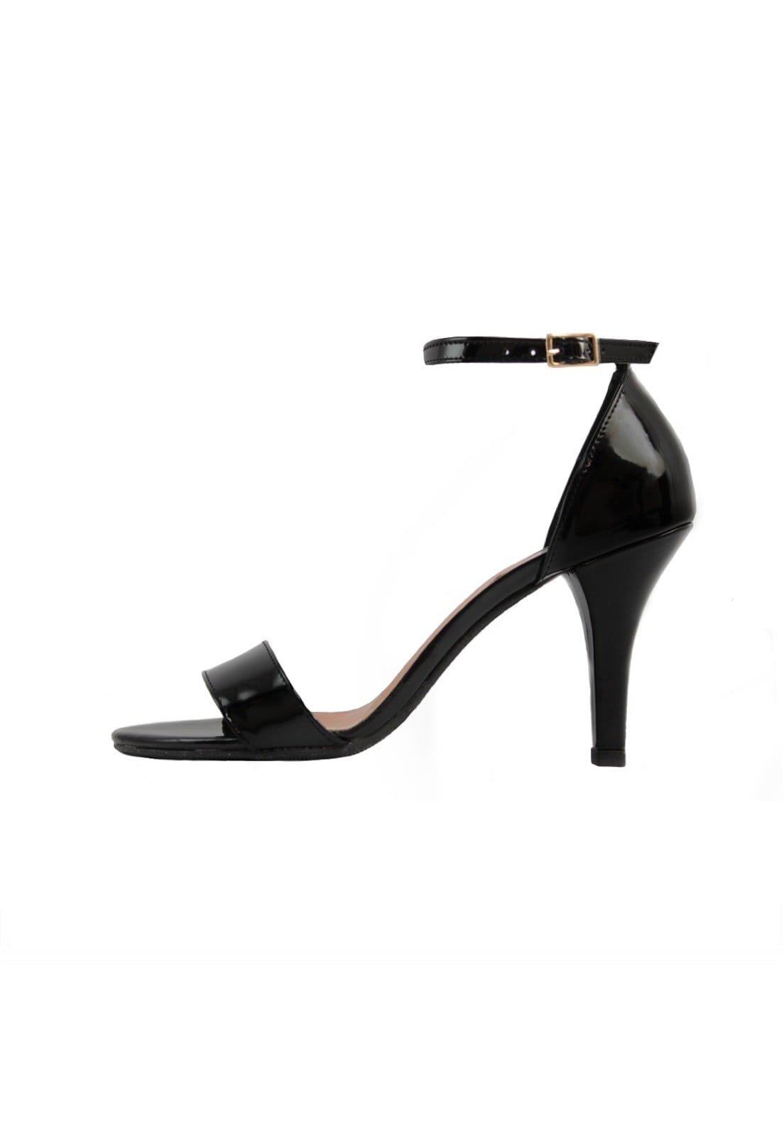 Vista 2 Sandália Salto Alto Fino Luiza Sobreira Verniz Mod. 2212 Luiza Sobreira preto