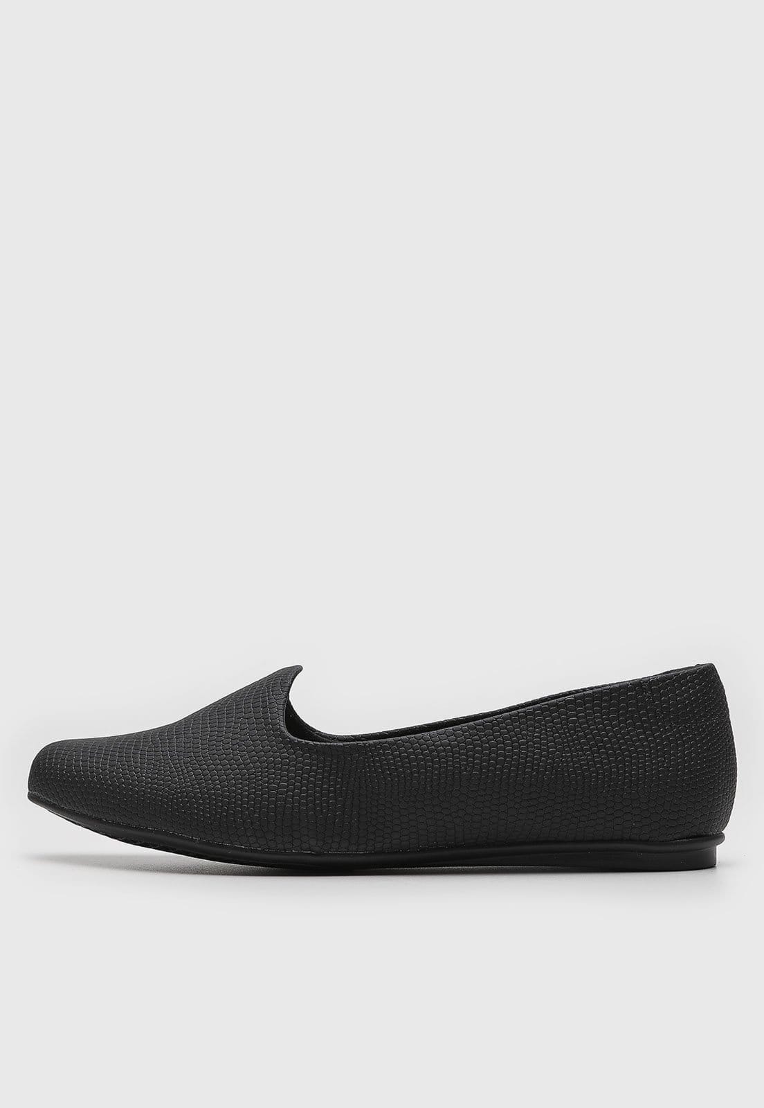 Vista principal Sapatilha Feminina Beira Rio Texturizada Preta BEIRA RIO preto