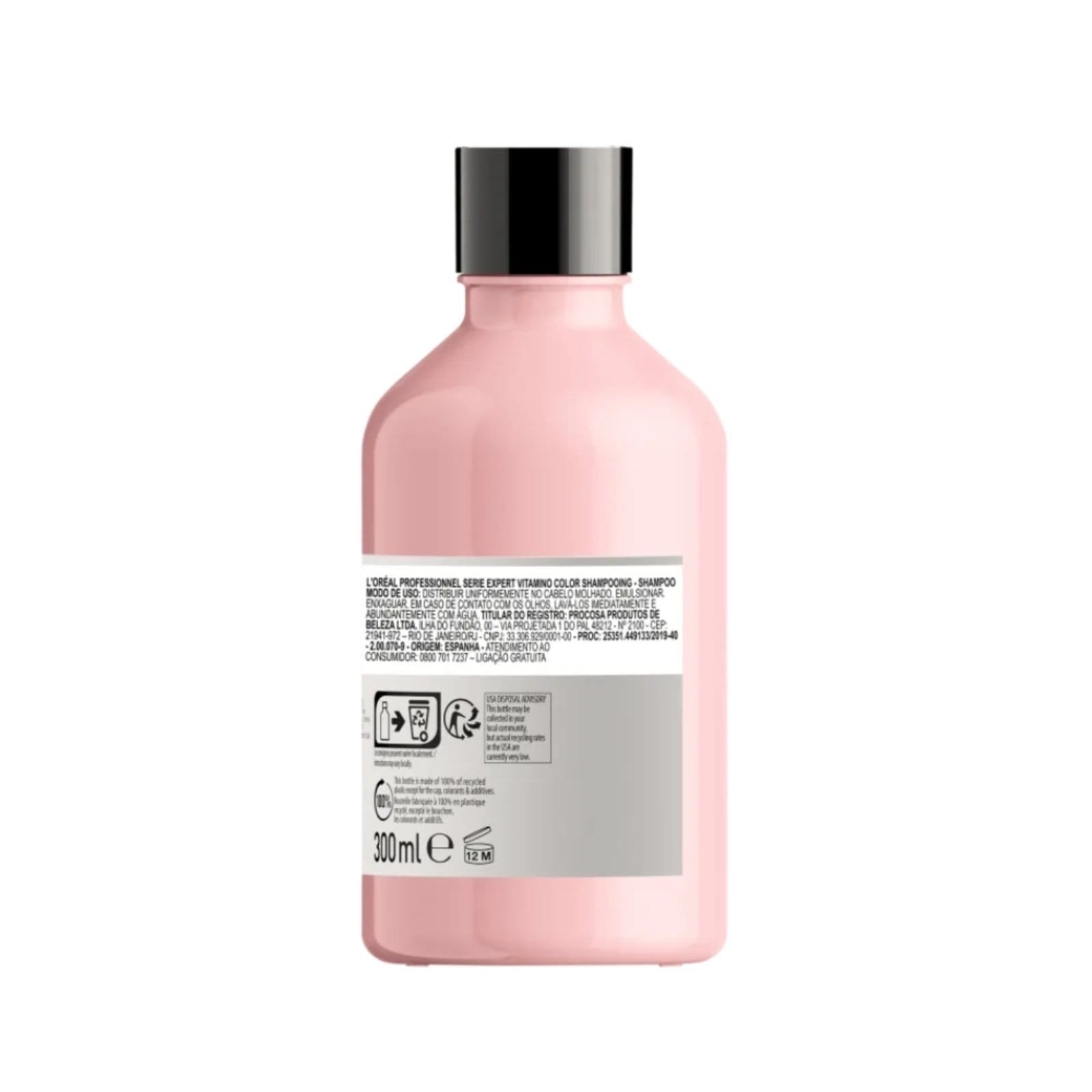 Vista 2 L'Oréal Professionnel Serie Expert Vitamino Color Resveratrol - Shampoo Loreal rosa