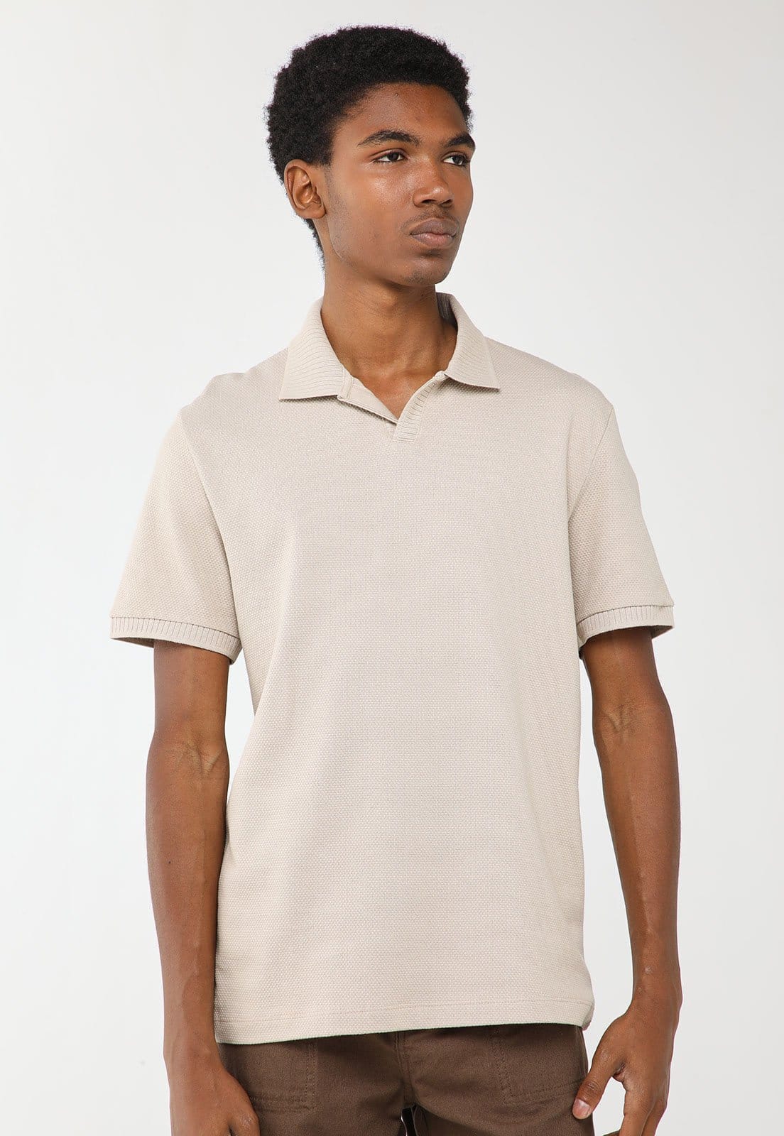 Camisa Polo Masculina Hering Texturizada