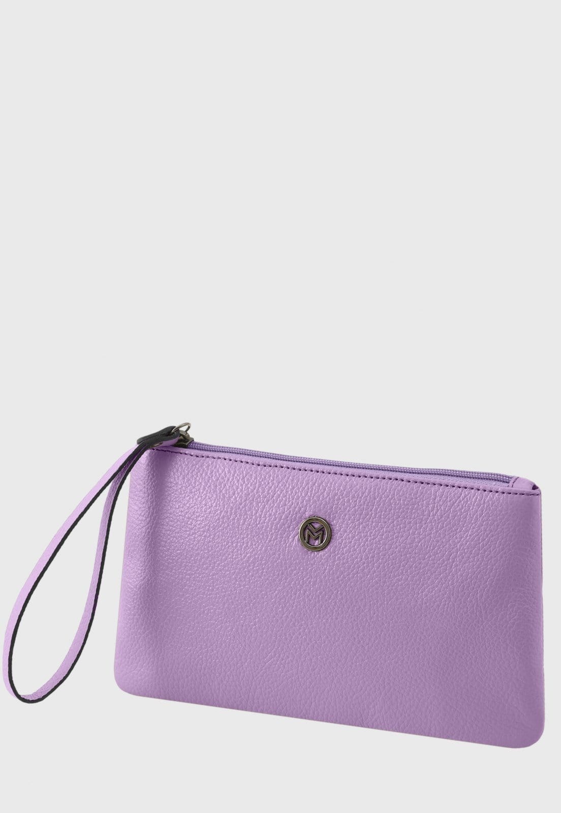 Bolsa Carteira Clutch Couro Mariart Cambará Violeta