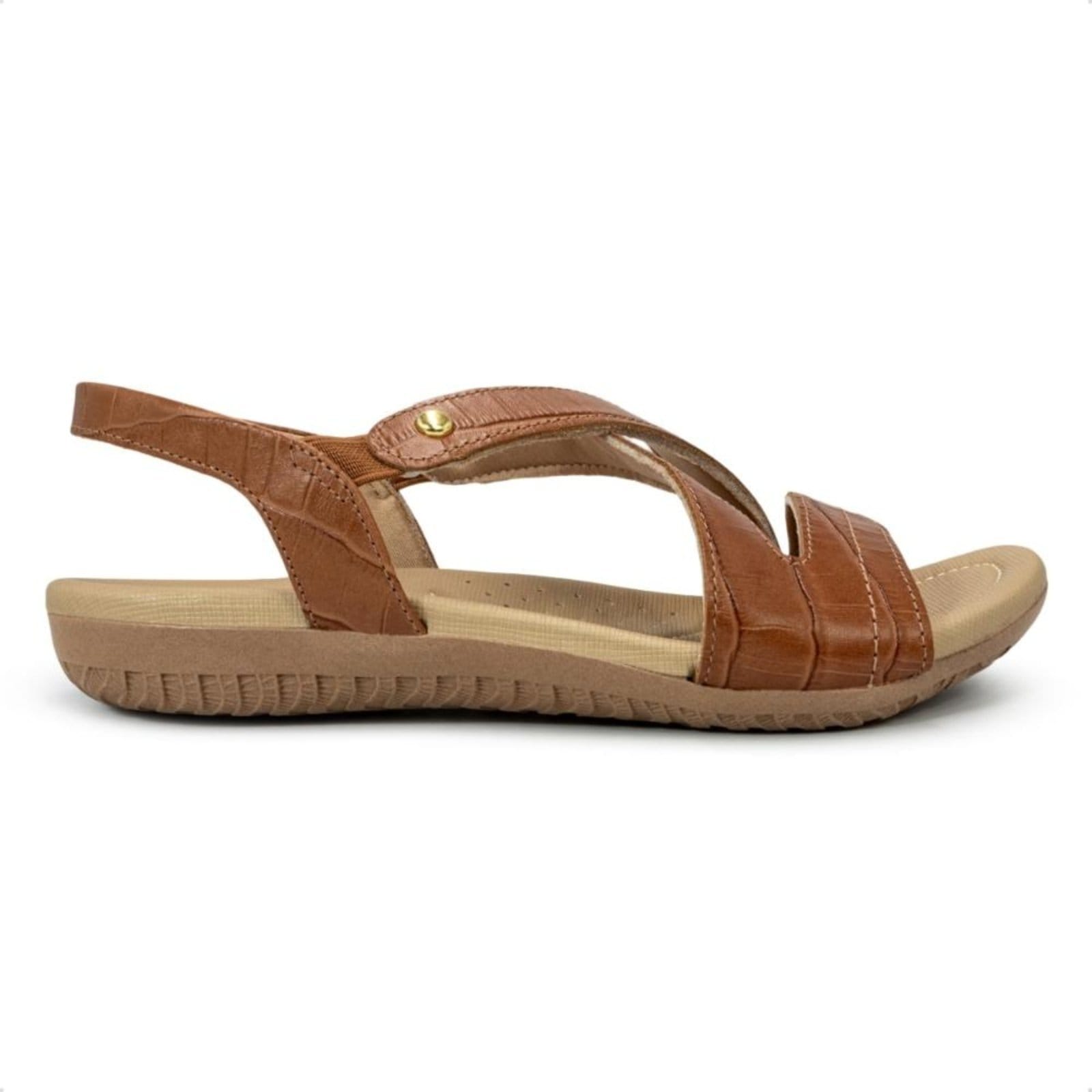 Vista principal SANDÁLIA FEMININA USAFLEX R1804 Usaflex caramelo