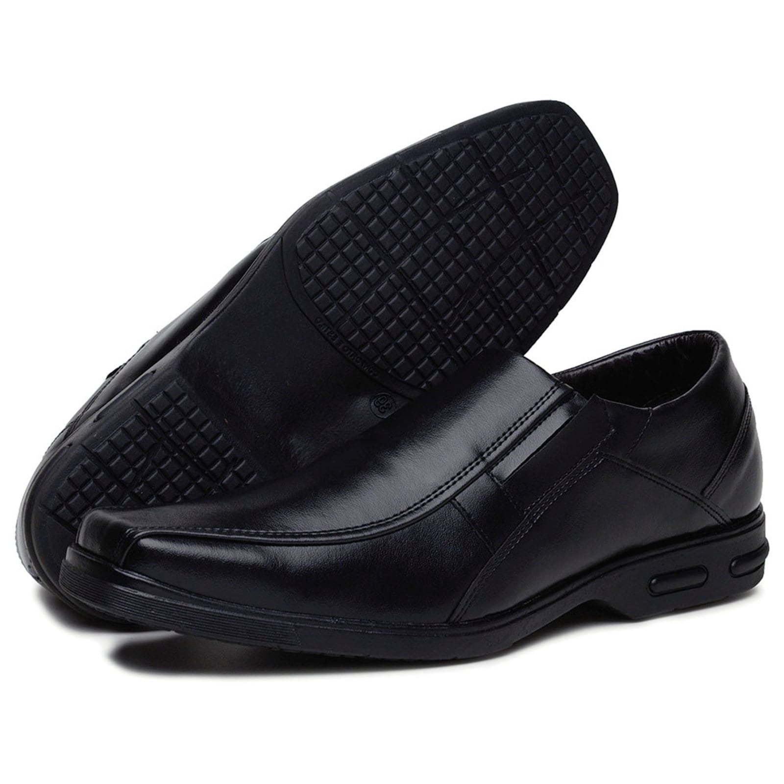 Vista 2 Sapato Social Comfort Masculino Classico Bia Ramos preto