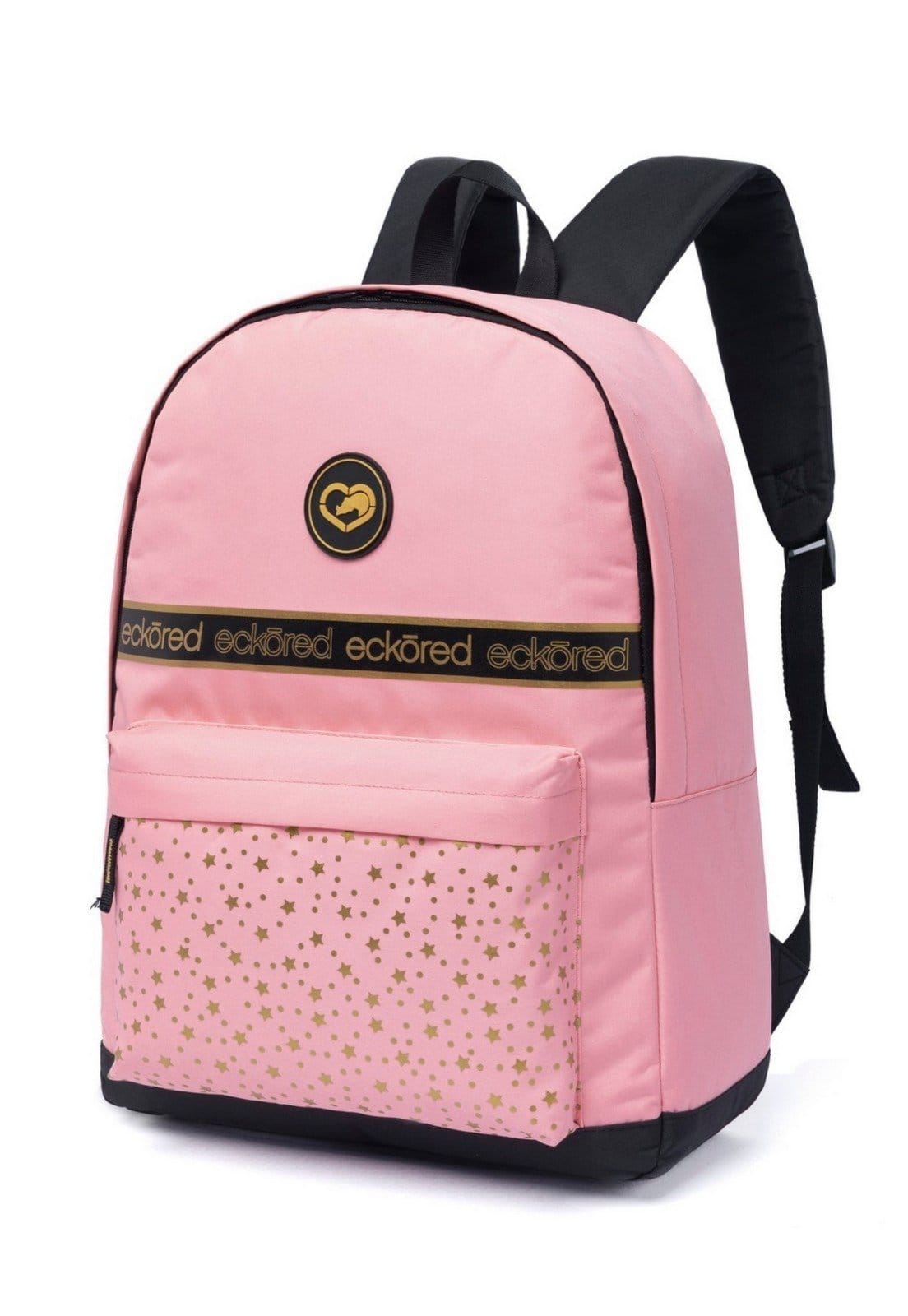 Vista 2 Mochila Feminina Ecko Casual Escolar Resistente Notebook Ecko rosa