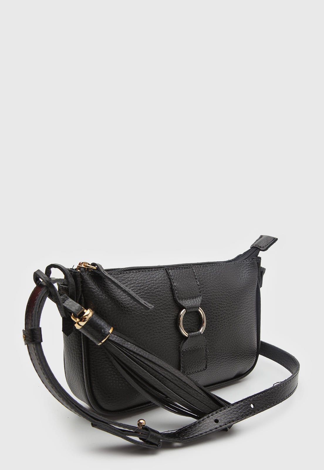 Vista 2 Bolsa Feminina Anacapri Média Tassel Preta Anacapri preto