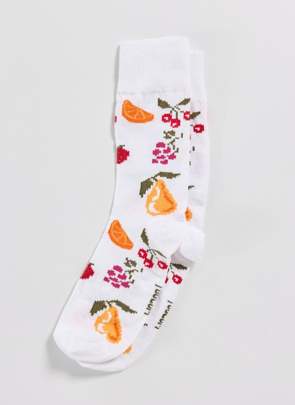 Vista principal Meia Off-White Frutinhas Youcom off-white white