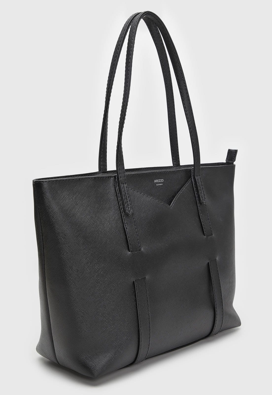 Vista 2 Bolsa Feminina Arezzo Alça Média Preta Arezzo preto