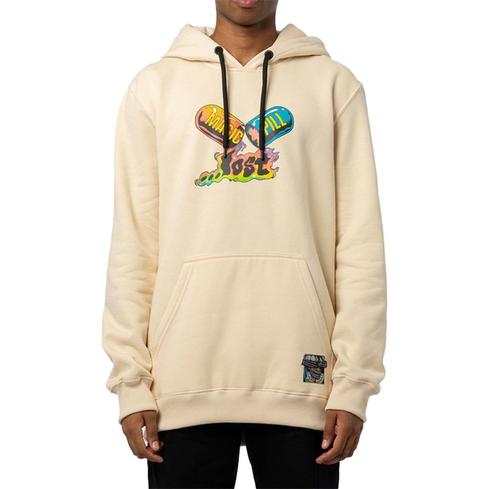 Moletom Lost Canguru Magic Pills WT24 Masculina Tapioca