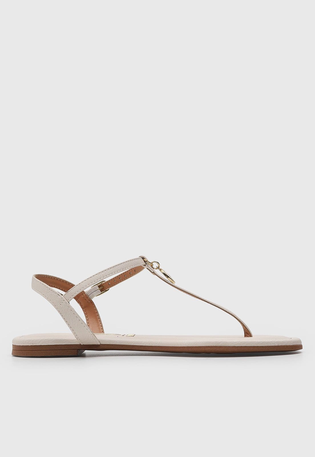 Vista 2 Rasteira Feminina Vizzano Fechada Off-White VIZZANO off-white white