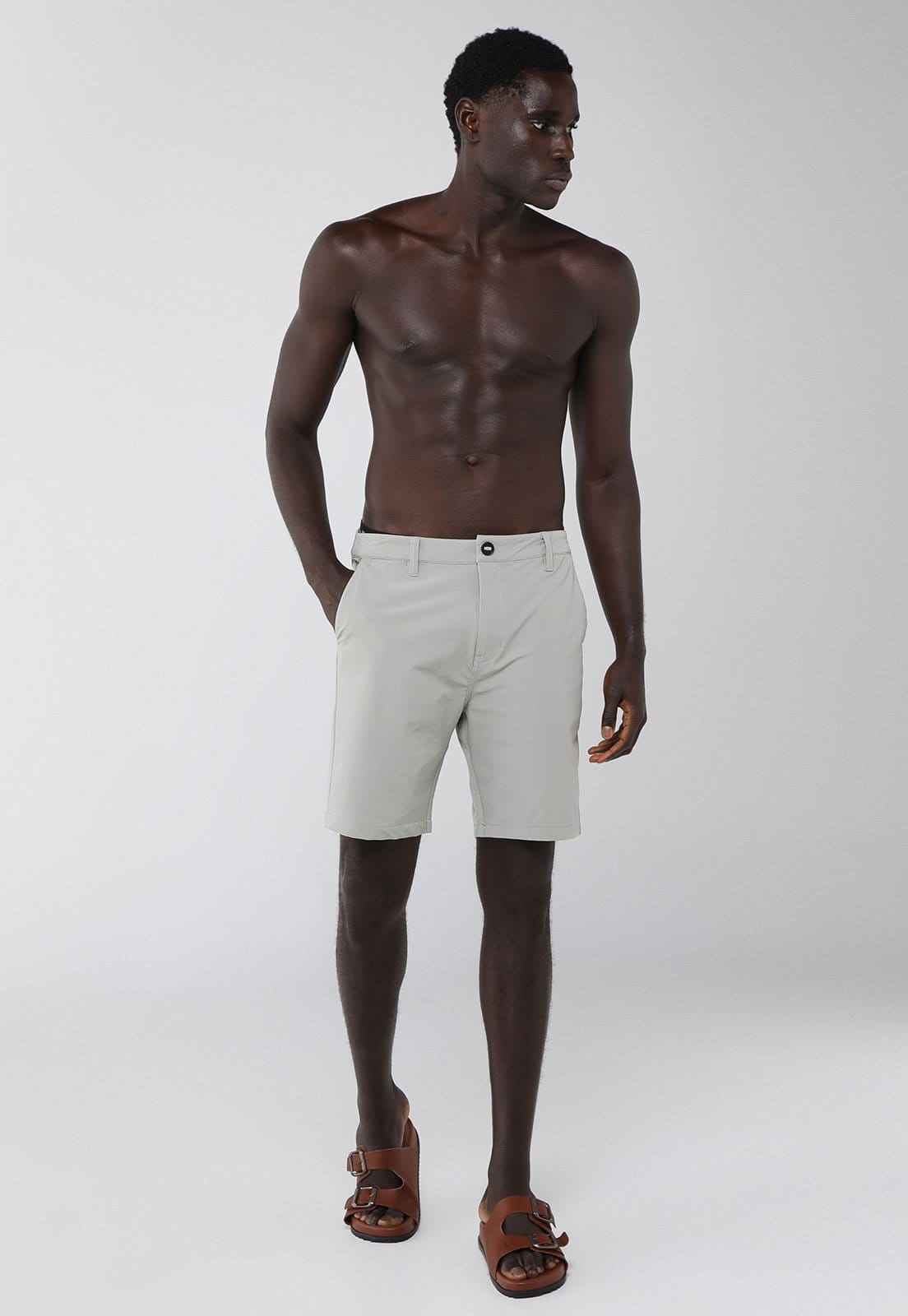 Vista 2 Bermuda Masculina Hang Loose IMP NOSEW Hang Loose cinza