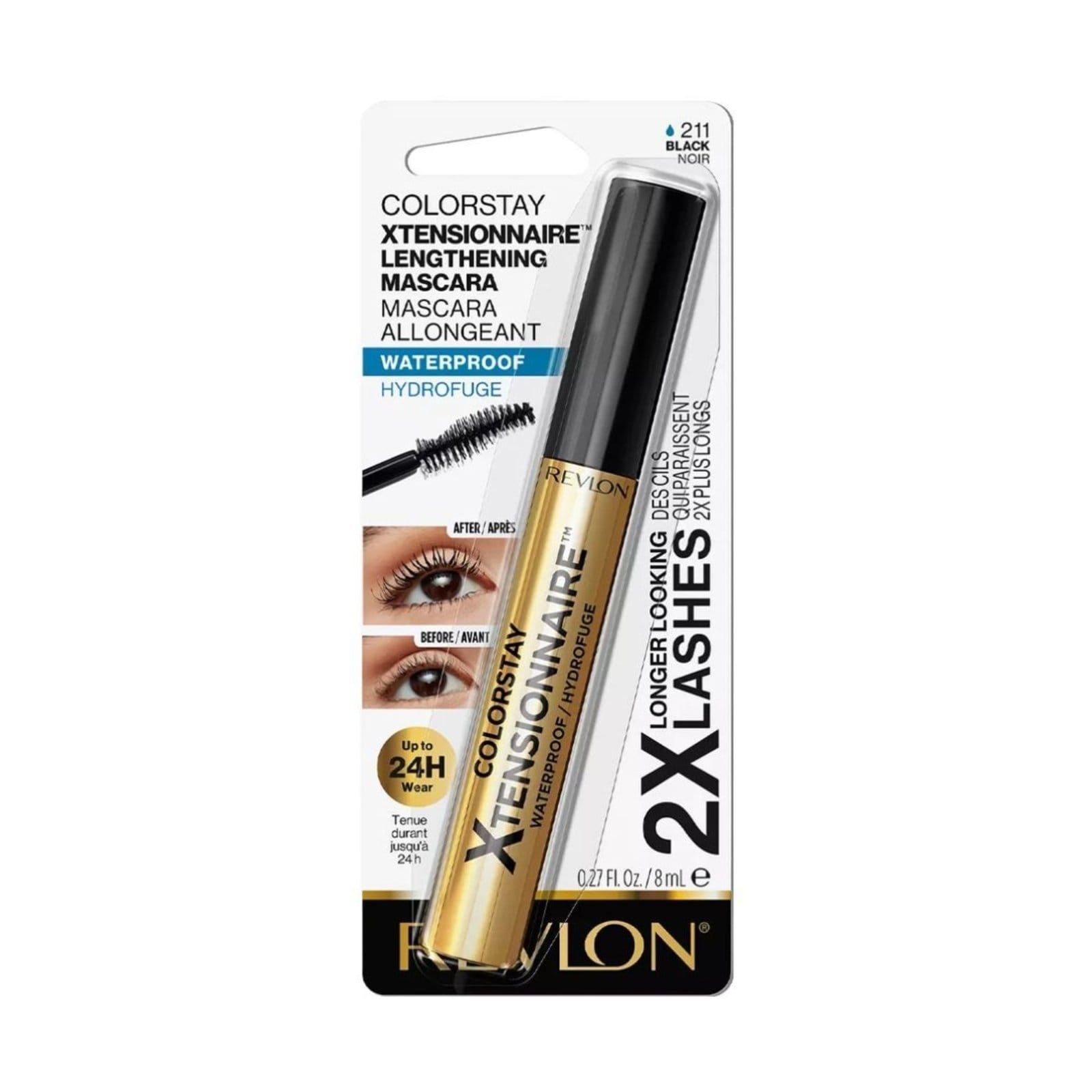 Vista 2 Revlon Colorstay Xtensionnaire Waterproof 211 Black Noir - 8Ml Revlon unico black