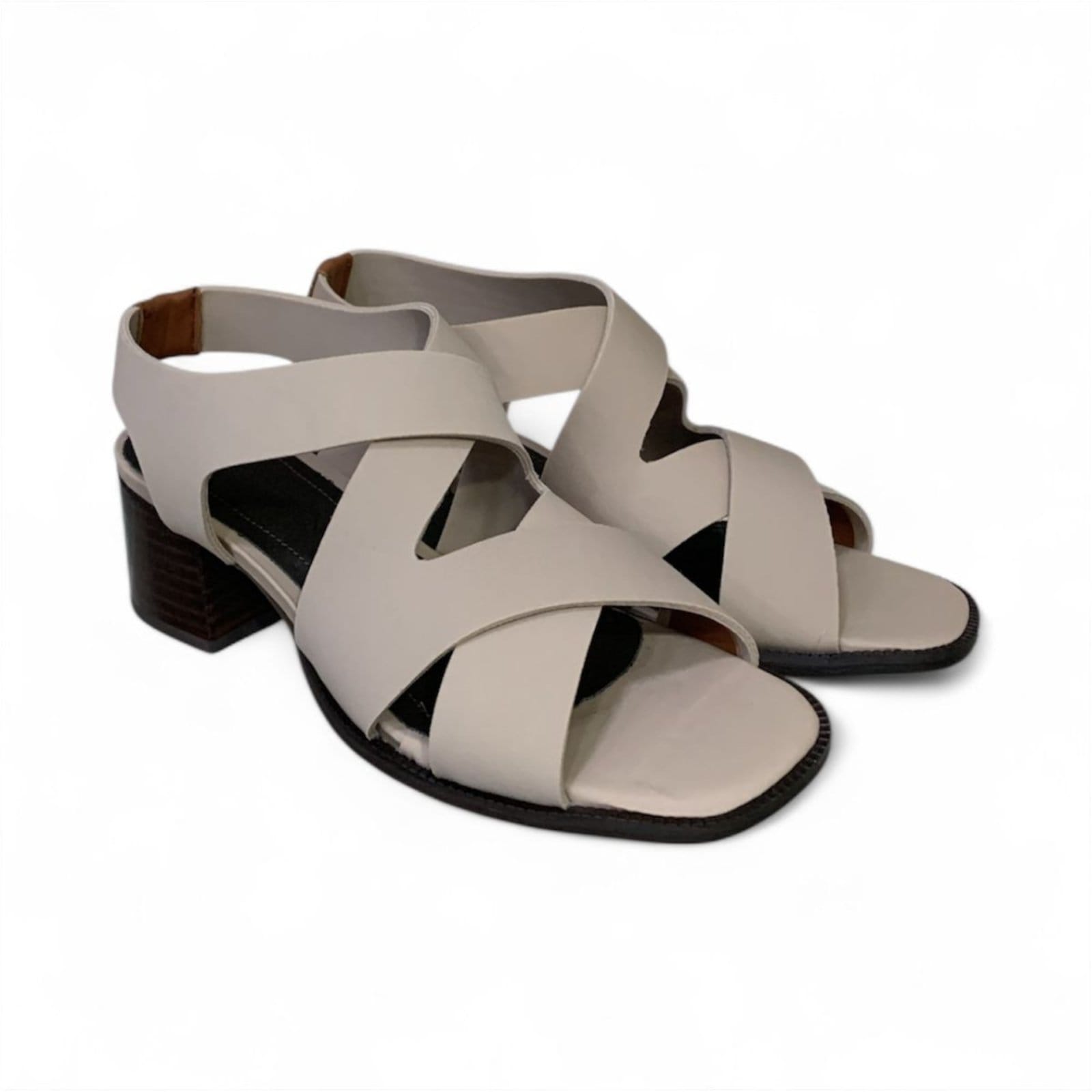 Vista 2 Sandália Feminina Moscardini em neoprime 413048 Areia Moscardini bege