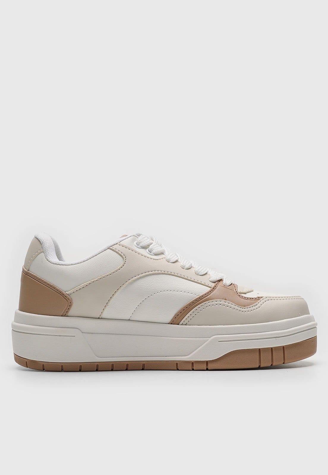 Vista 2 Tênis Santa Lolla Recorte Off-White Santa Lolla off-white white