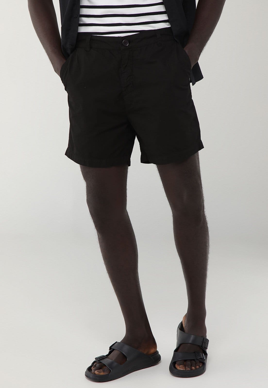 Bermuda Masculina Osklen Flow Cotton Preta