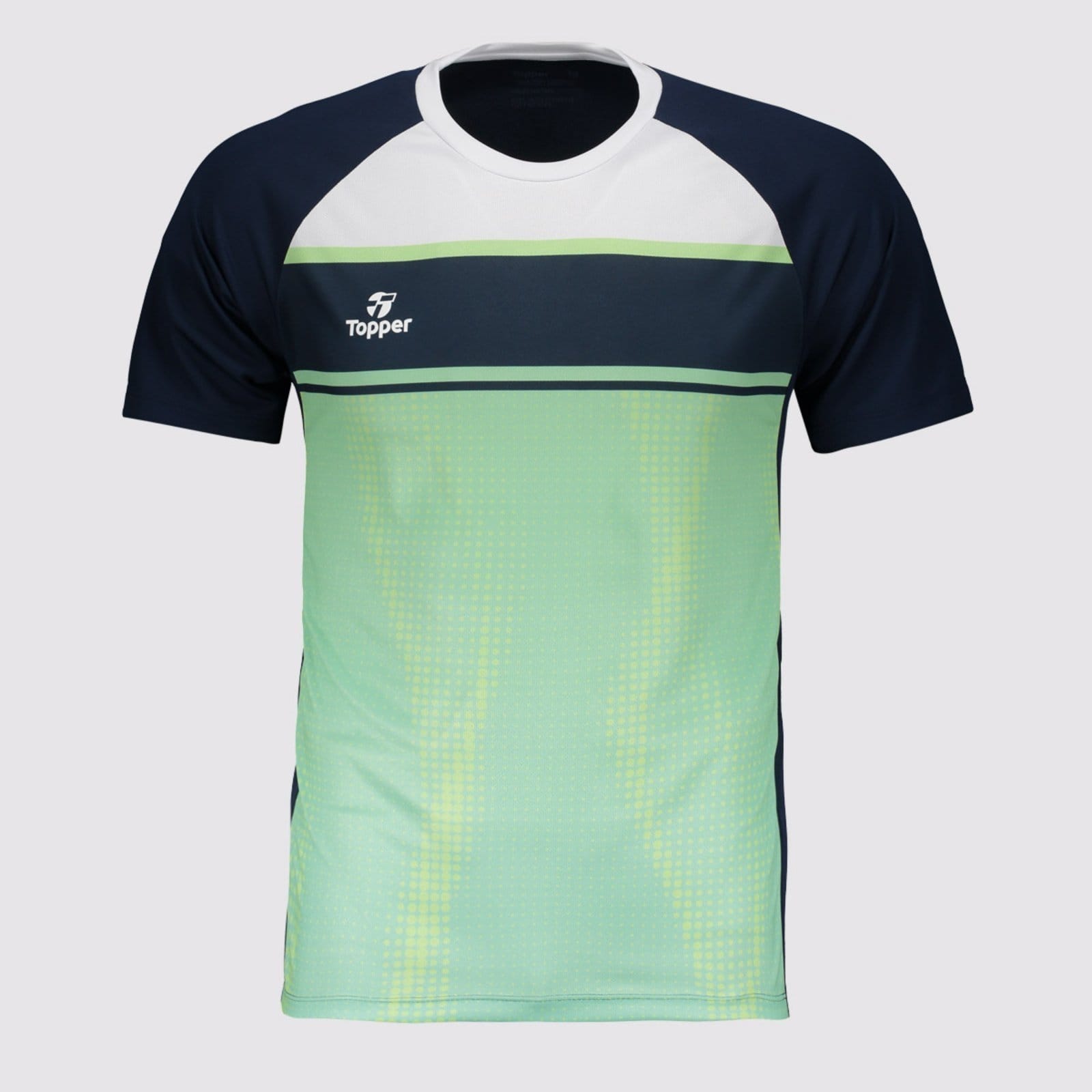 Camiseta Topper Team II Azul e Verde