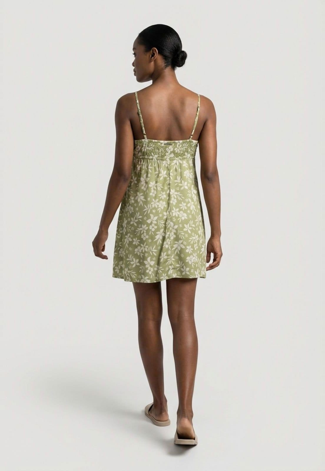 Vista 2 Vestido Feminino Billabong Last Sunset Mini Billabong verde