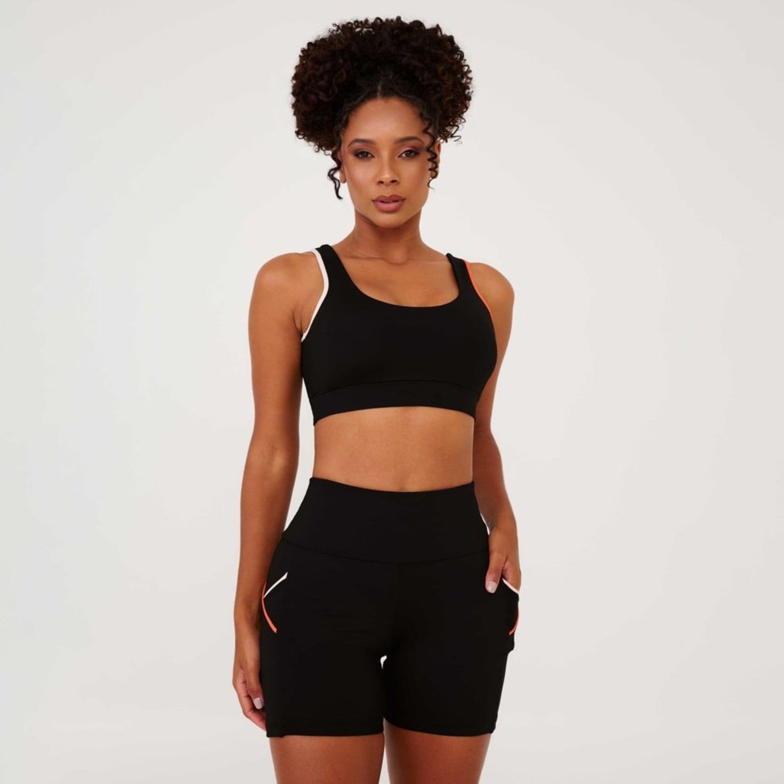 Vista 2 Short Zouk Poliamida Donna Carioca preto