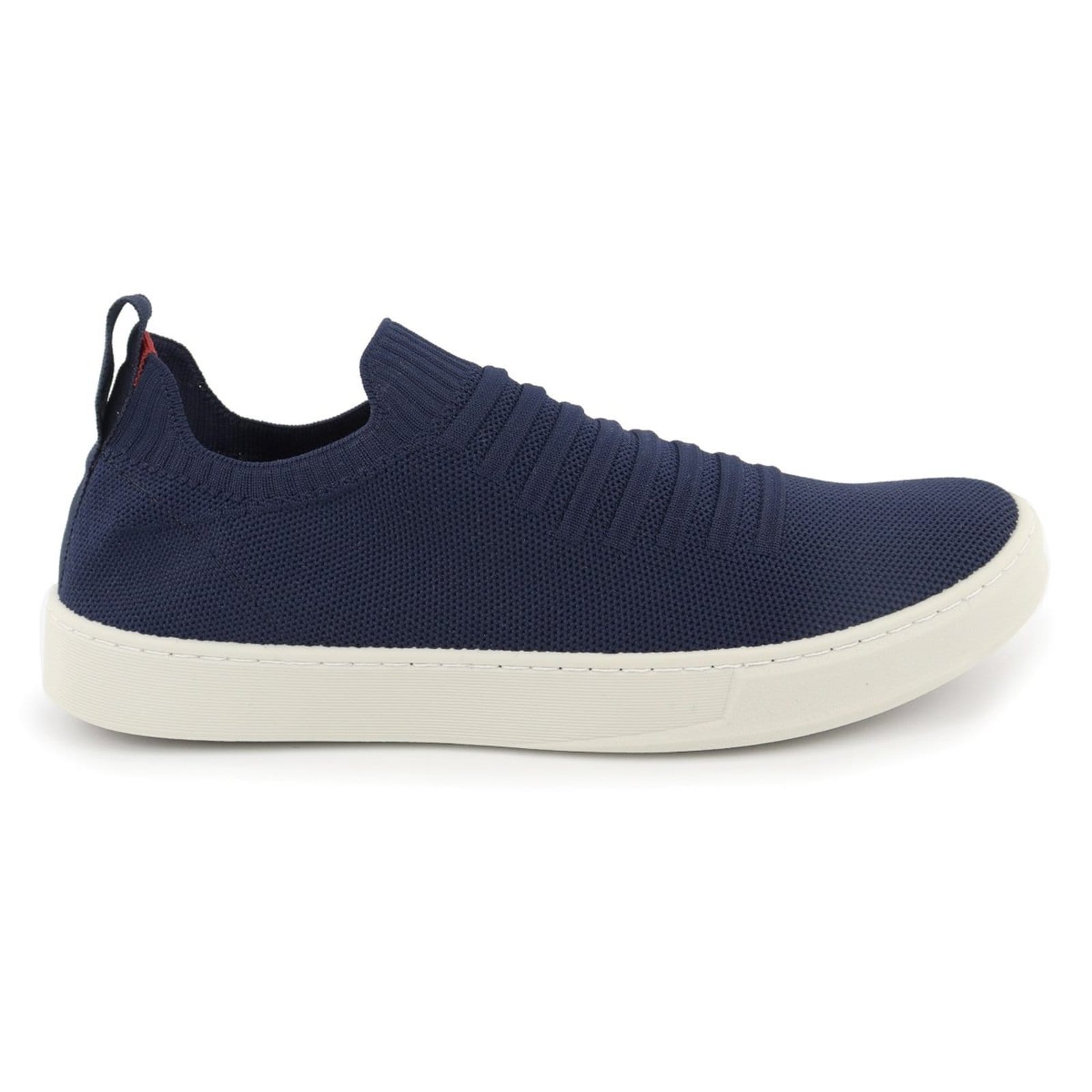 Vista principal Tênis Meia Masculino Lavini Sapatenis Knit Palmilha Silicone Marinho Lavini Shoes azul marinho