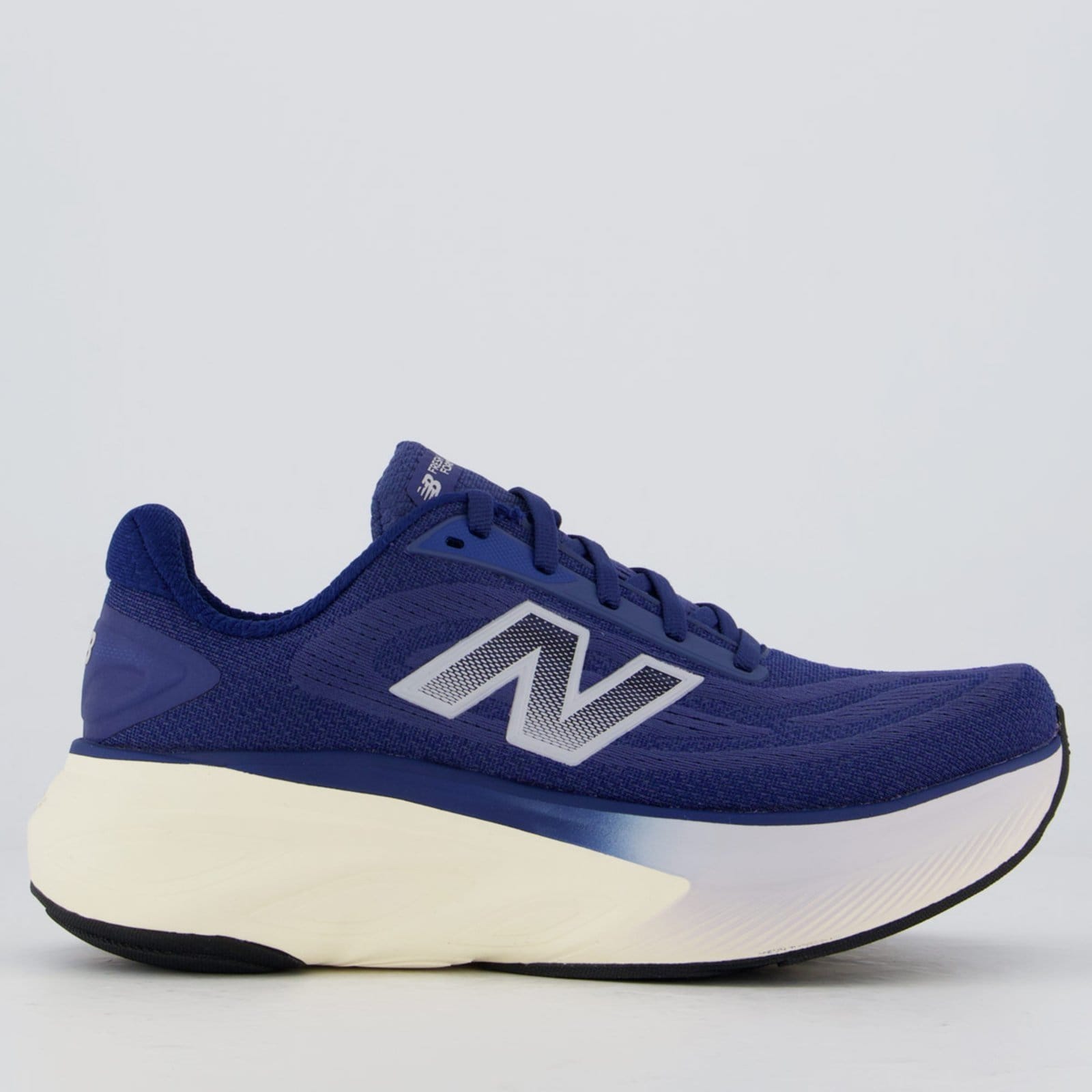 Vista principal Tênis New Balance Fresh Foam X More V6 Feminino Roxo New Balance azul