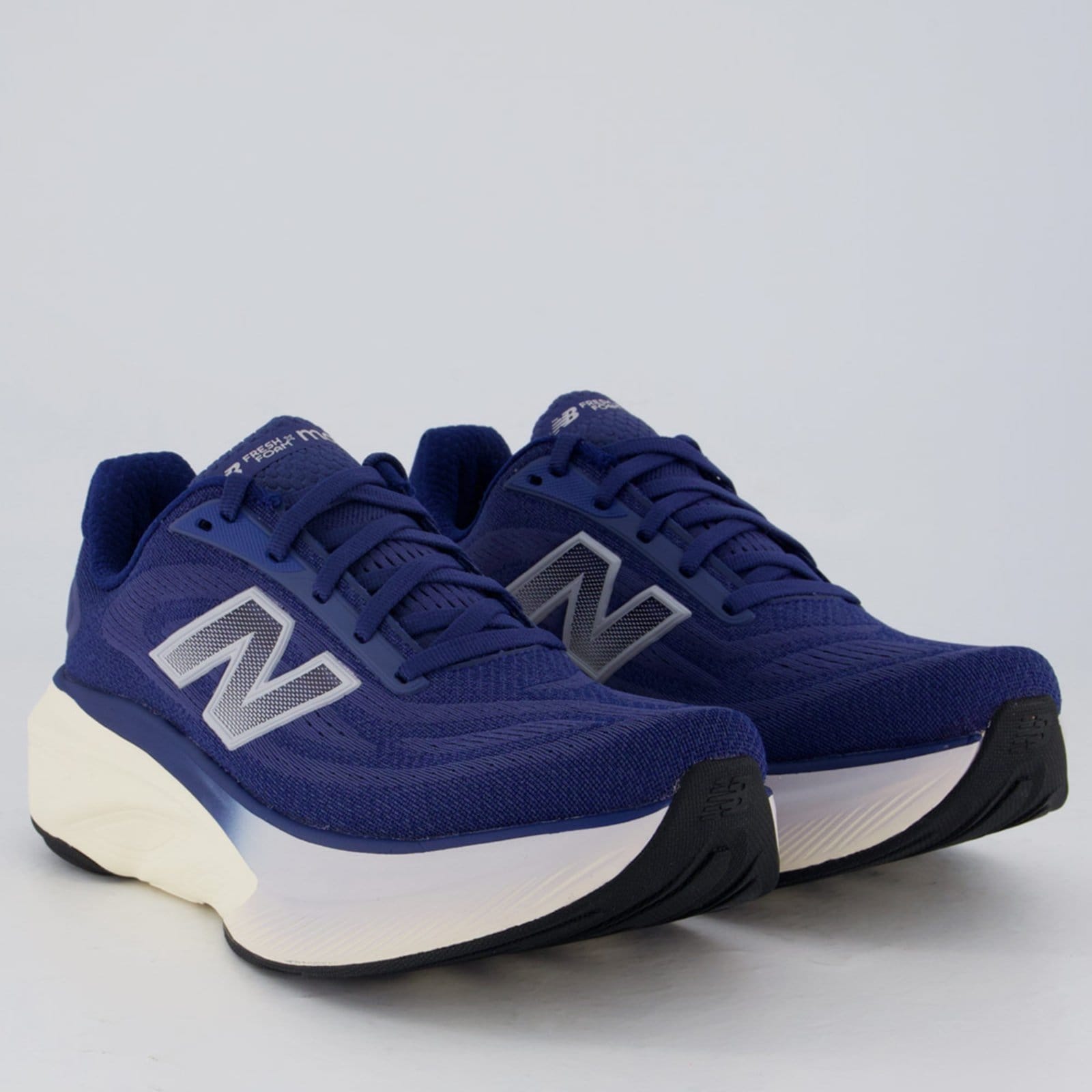Vista 2 Tênis New Balance Fresh Foam X More V6 Feminino Roxo New Balance azul