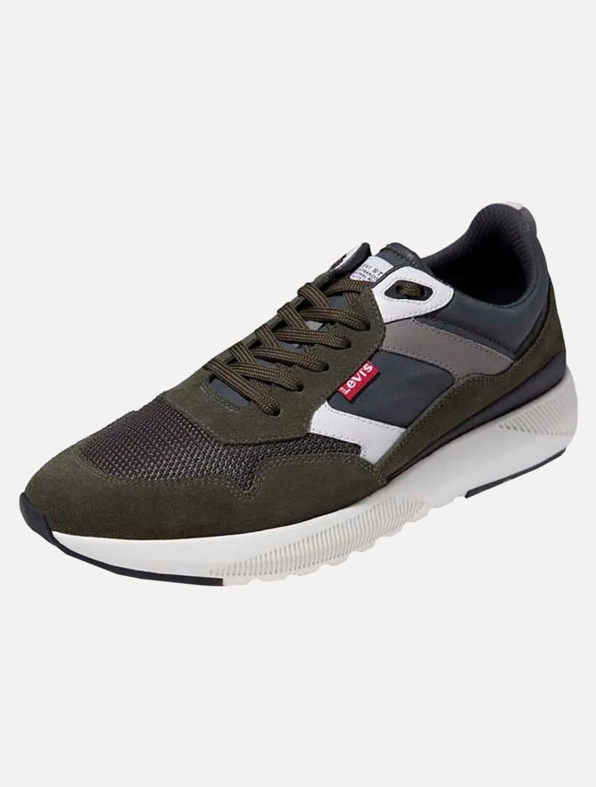 Vista principal Tênis Levis Masculino Oats Refresh Multi Olive Verde Oliva Levis verde oliva olive