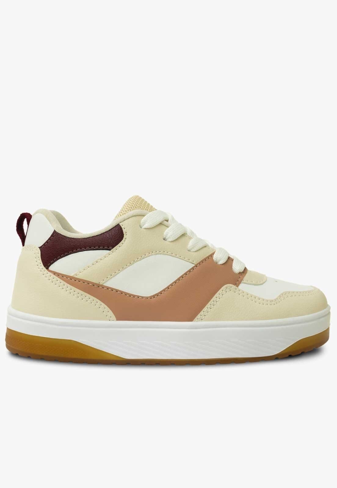 Vista 2 Infantil - Tênis Pópidi Fashion Menina Moda Casual Off White Pópidí off-white white